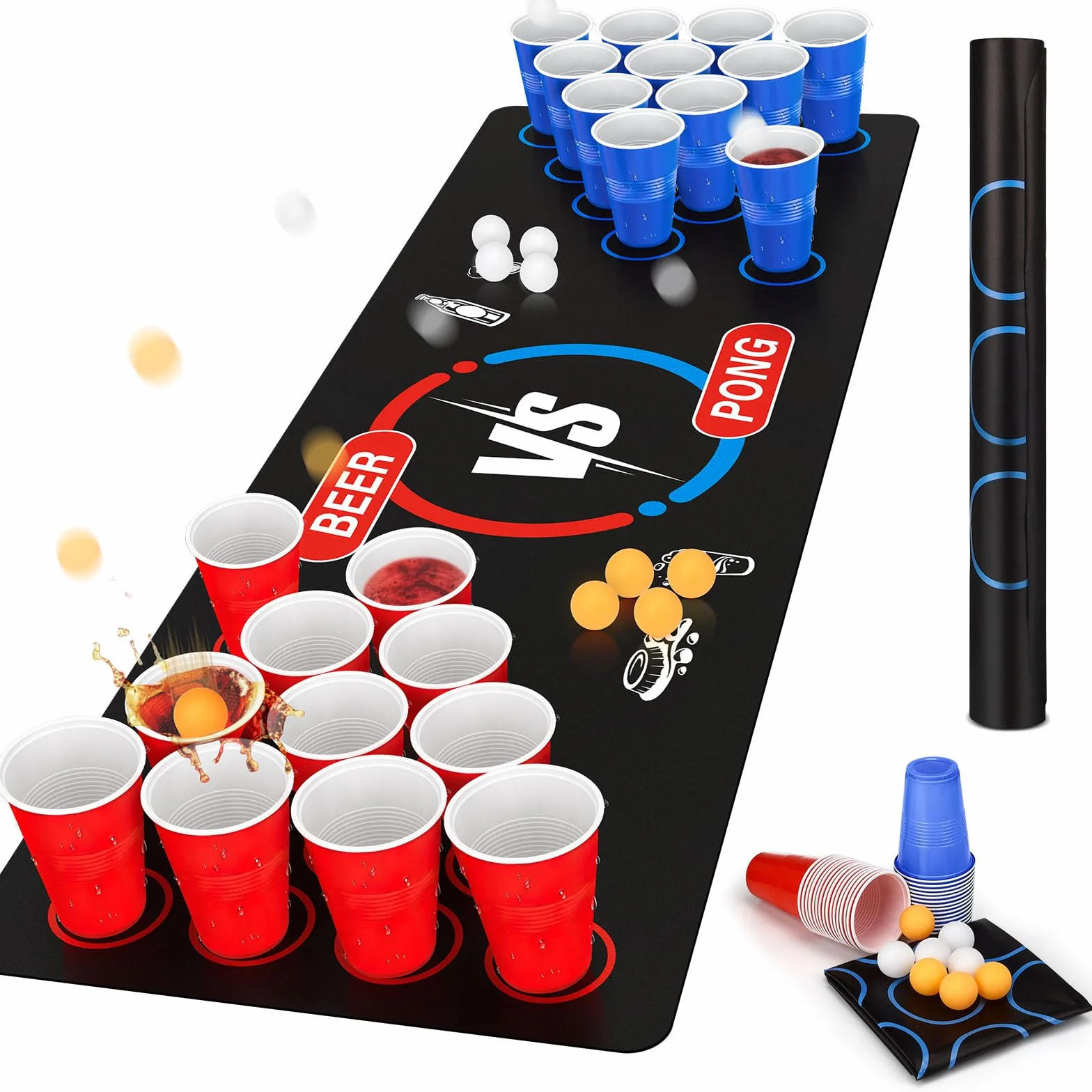 Zestaw kubków piwnych pong