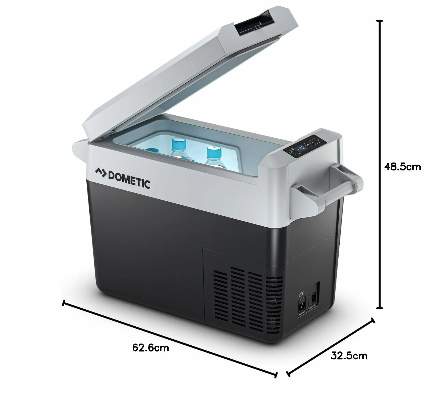 DOMETIC CFF lodówka podróżna z kompresorem, chłodzenie do -18°C, elektryczna lodówka, zamrażarka, do samochodu, ciężarówki, łodzi, kampera