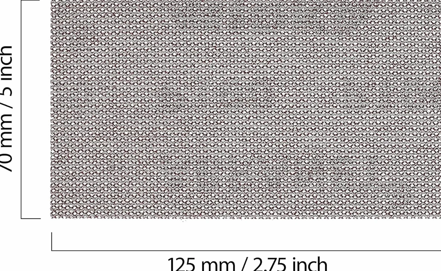 Mirka Abranet siatka ścierna 70x125 mm rzep/ziarnistość P240 / 50 szt/do szlifowania drewna, szpachli, lakieru, tworzyw sztucznych / 5414905025