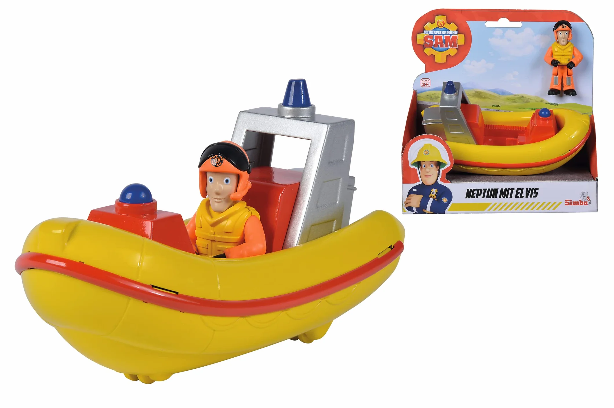 Simba 109252584038 Strażak Sam Łódź Neptun mini