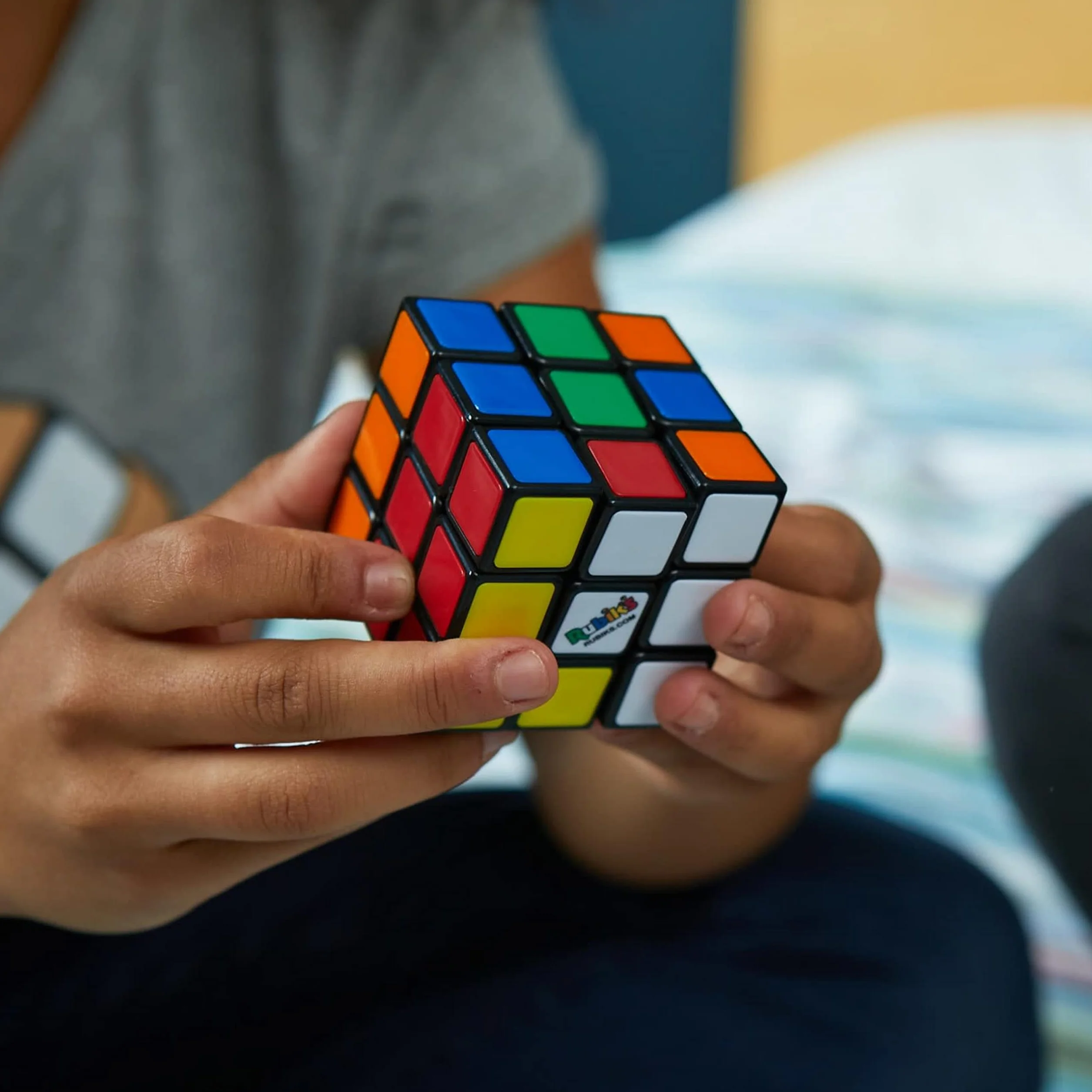Kostka Rubika, Podwójny zestaw oryginalnej gry 3x3 i wersji Mini 2x2 z dopasowanymi kolorami i rozwiązywaniem problemów, Logiczna gra dla dzieci i dorosłych w wieku od 8 lat