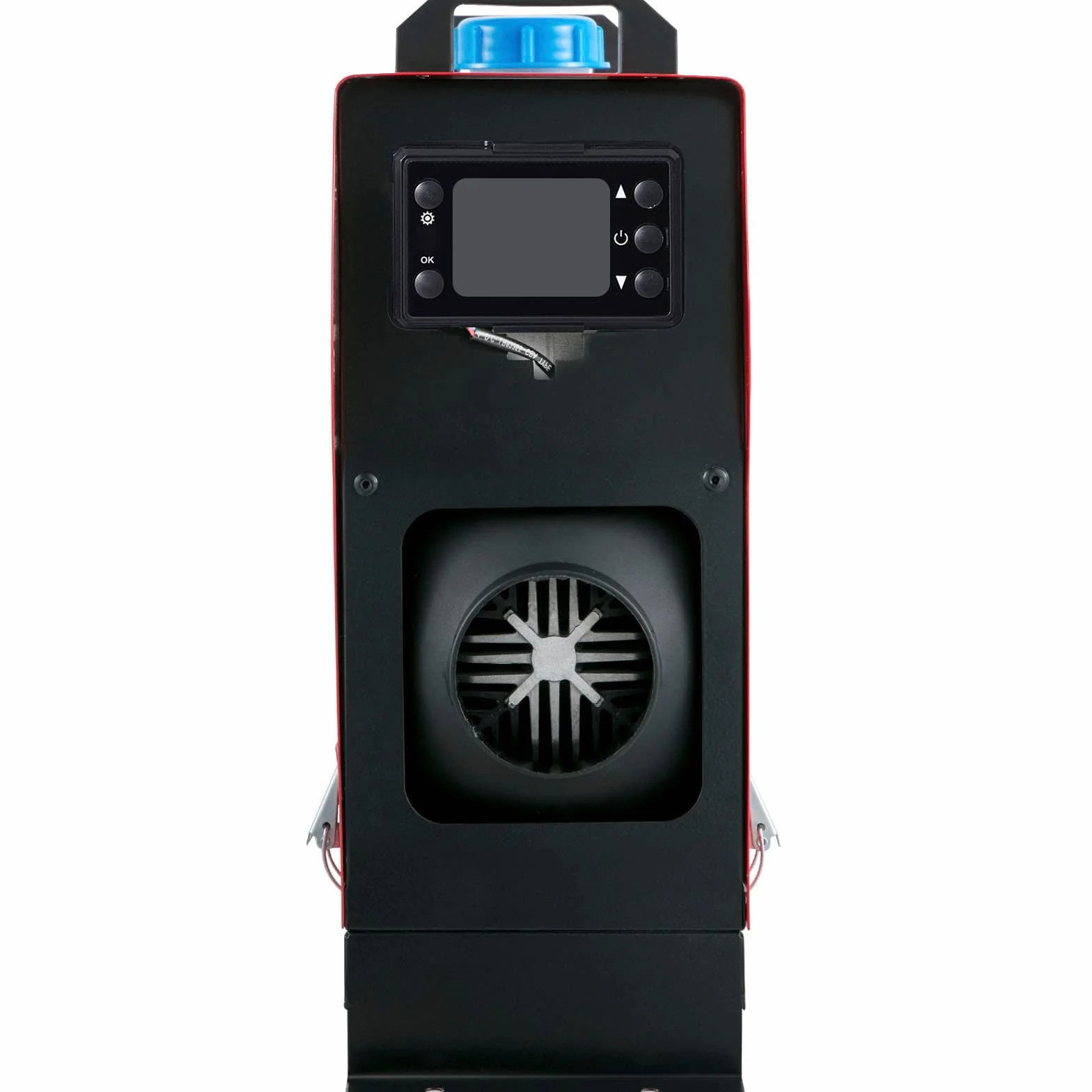 VEVOR Ogrzewacz powietrza na olej napędowy, 12 V, 5 kW, ogrzewanie stacjonarne, ogrzewanie postojowe, pilot zdalnego sterowania, z przełącznikiem LCD