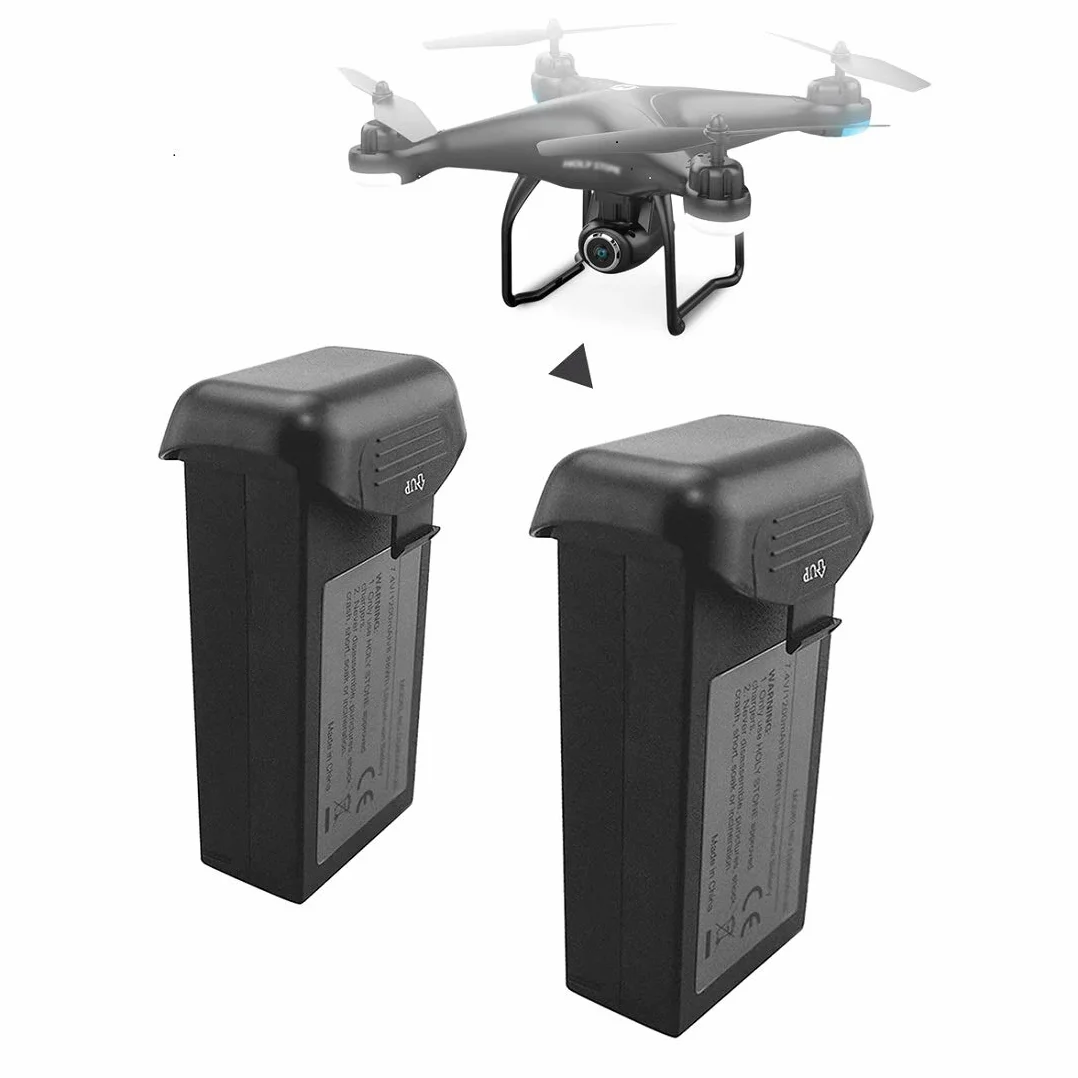 2 szt. 7,4 V 1200 mAh bateria litowa do HS120D składany bezszczotkowy czteroosiowy samolot akcesoria zdalnie sterowany dron