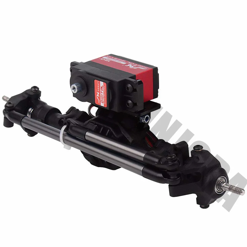INJORA RC Servo uchwyt serwo uchwyt RC Servo stojak do 1:10 RC Crawler Car Axial SCX10 II 90046 AR44 oś przednia