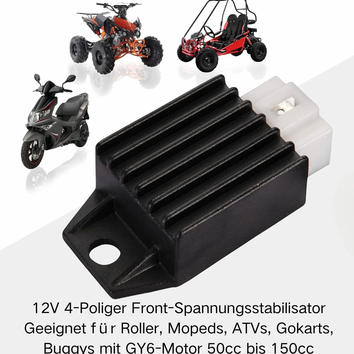 Regulator napięcia do motocykli 12V 4-pinowy uniwersalny maxxer 50