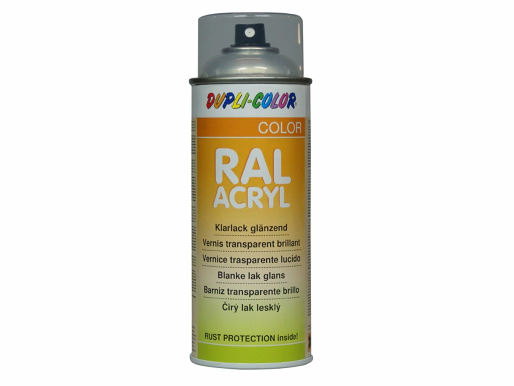 Dupli-Color 158193 Ral-Acryl Spray, 400 ml, przezroczysty płaszcz płaski