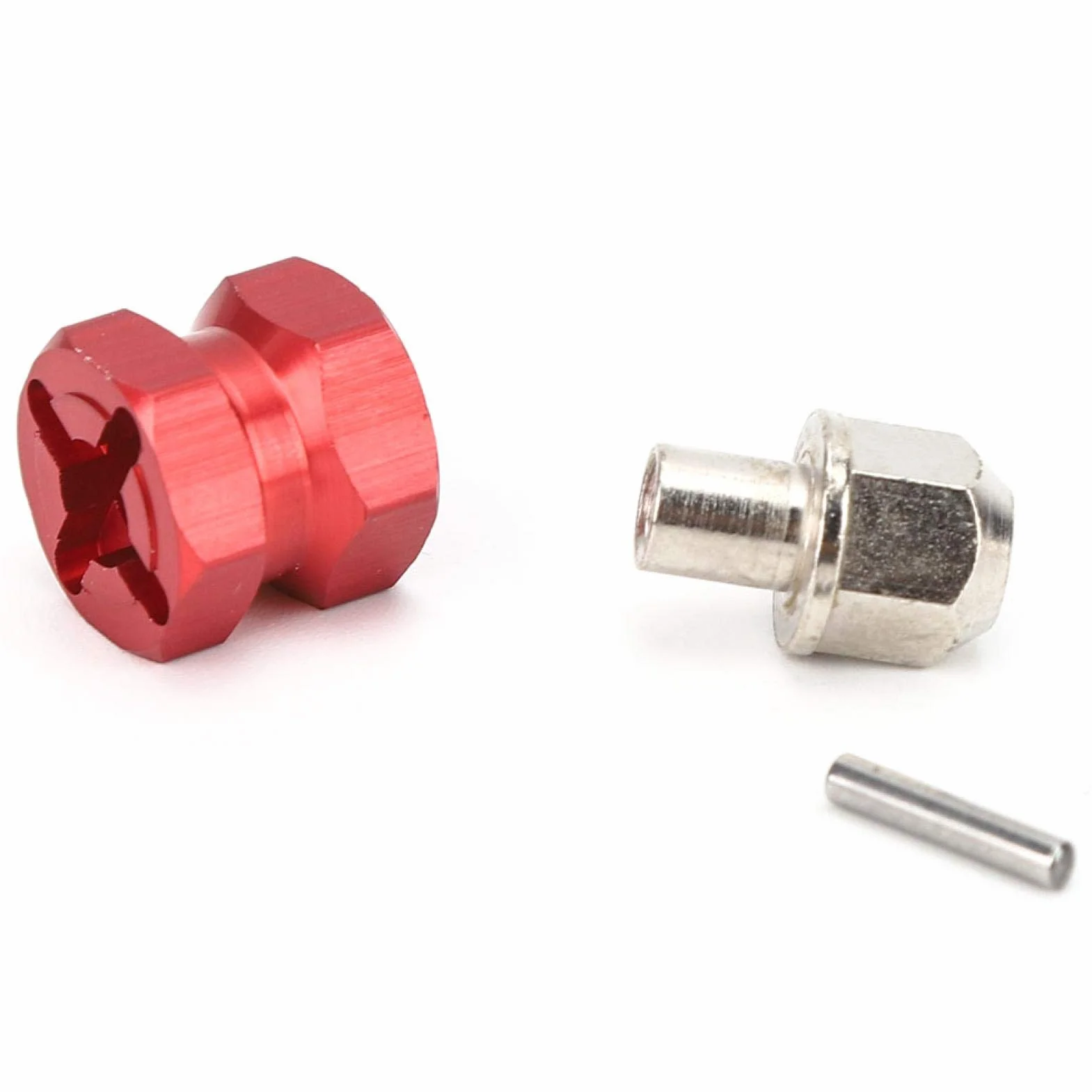 RC Hub Adapter, 12mm RC Hub Hex Adapter, Hex Wheel Hub Rc Car Part Metalowy Adapter do Traxxas Hsp Remote Control Crawler Remote Control Car(Length 12mm)