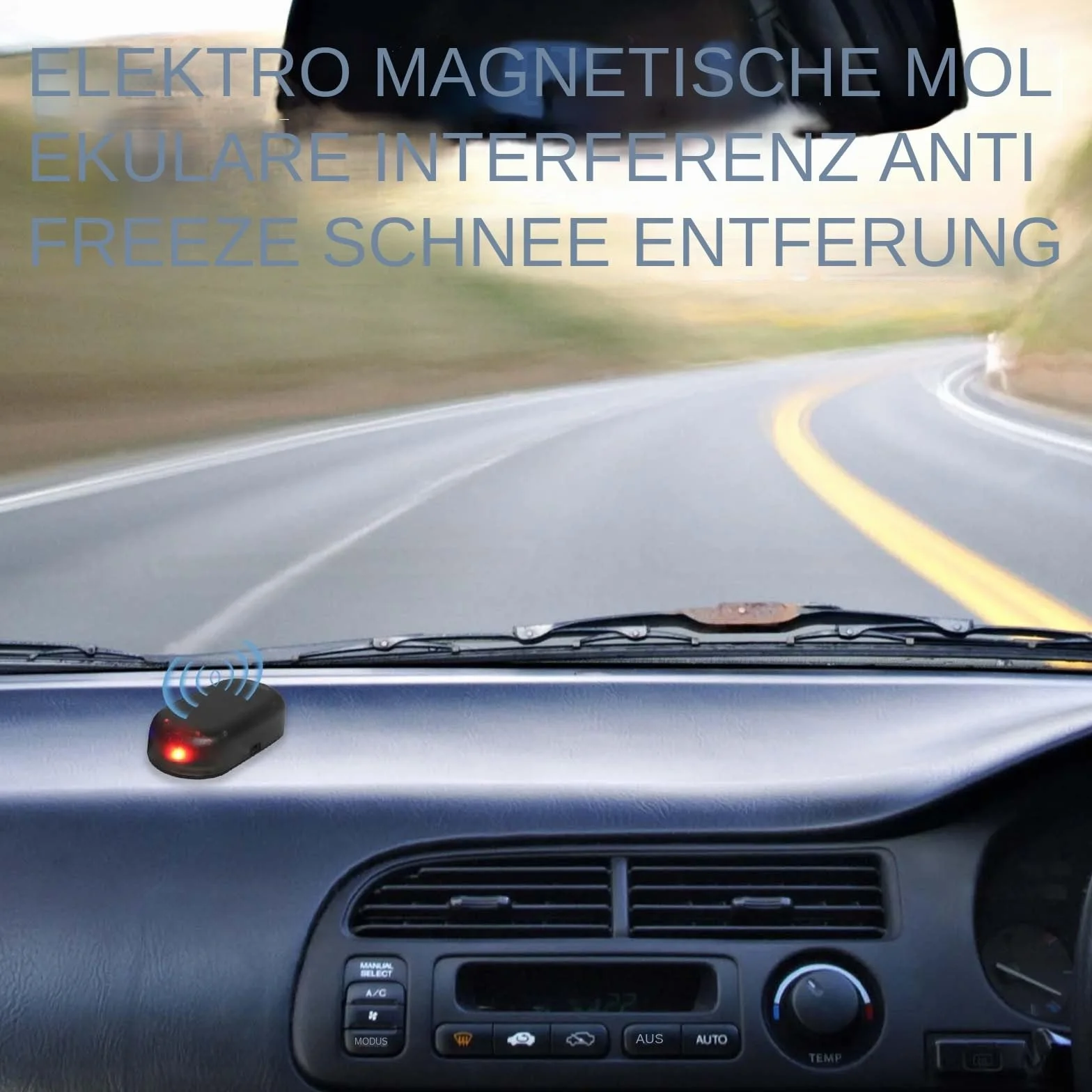 Elektromagnetyczny molekularny środek do usuwania śniegu