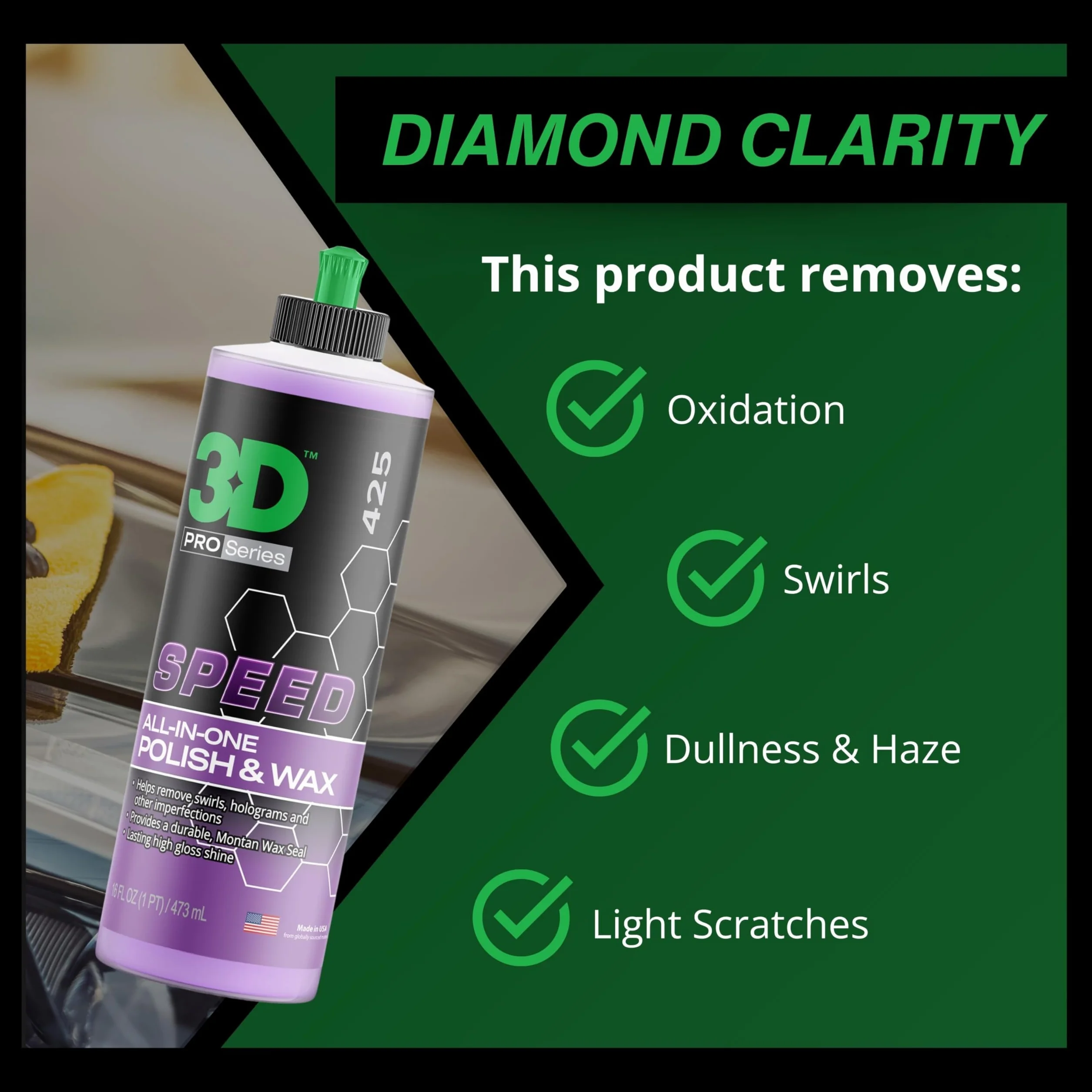 3D Speed Car Scratch Remover Polish Wax 470 g narzędzie do usuwania zadrapań