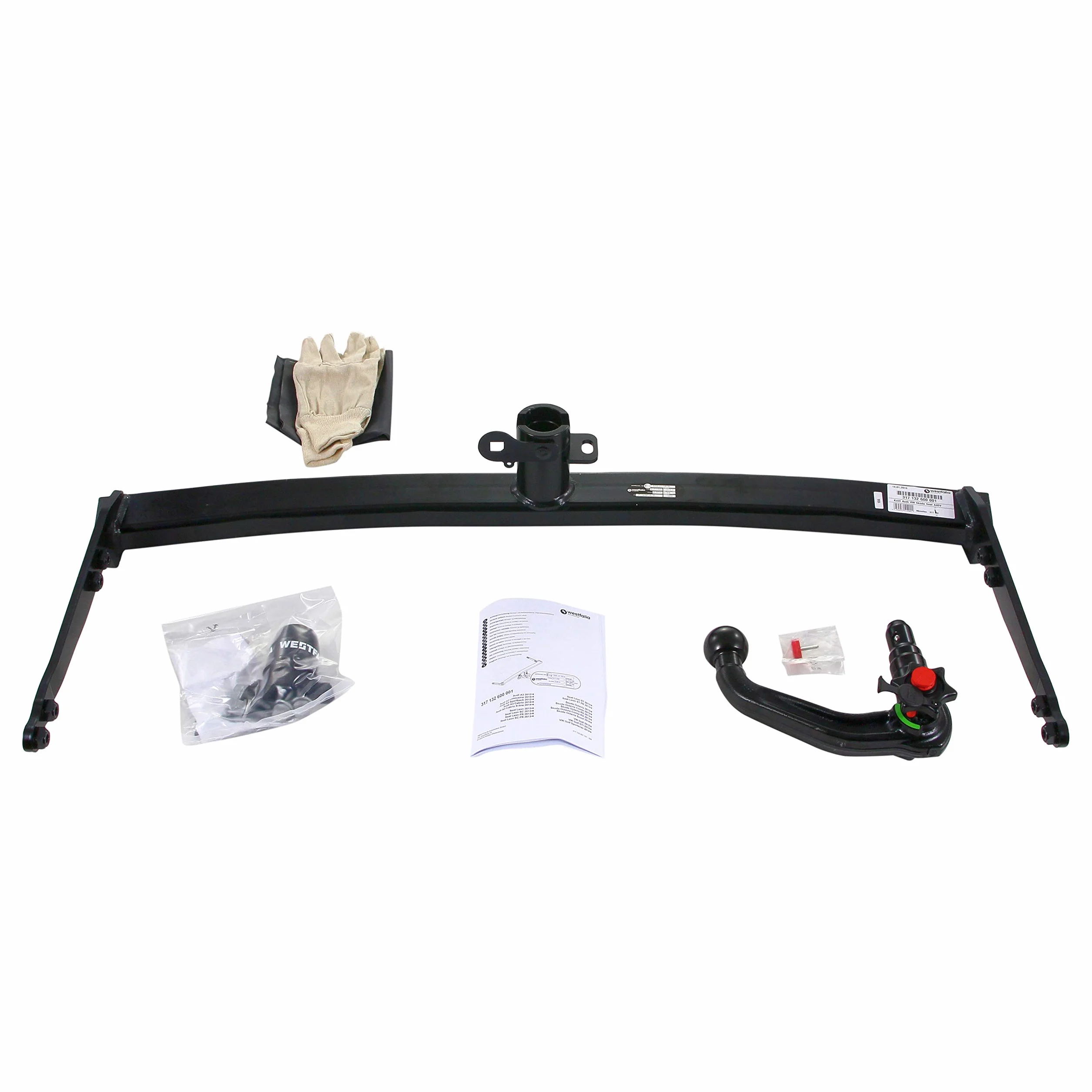 Westfalia-Automotive Hak Holowniczy Wypinany do VW Golf 7/8 Sedan (od 10/12), VW T-Roc (od 07/17), Audi A3 (02/13-06/16), Audi Q2 (od 11/16), Skoda Octavia 3/4, Seat Leon (od 02/13)