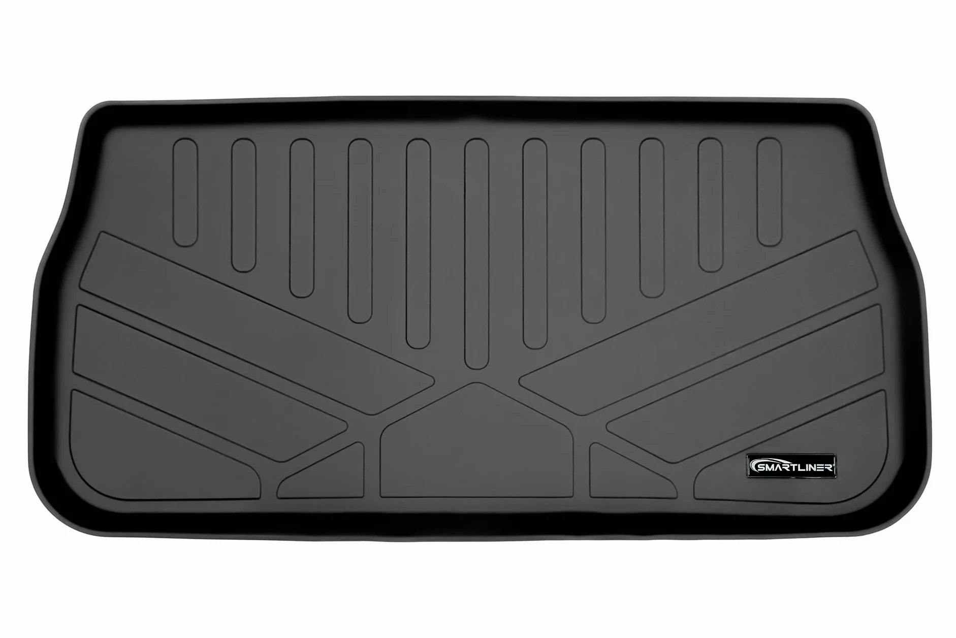 SMARTLINER Dopasowany do wszystkich warunków pogodowych 2-rzędowy i cargo Liner czarny zestaw mat podłogowych kompatybilny z modelami Chrysler Pacifica Hybrid Limited 2021-2023