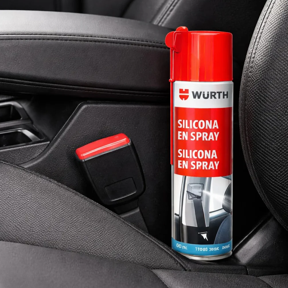 Spray silikonowy 500 ml do tworzyw sztucznych, gumy i metalu