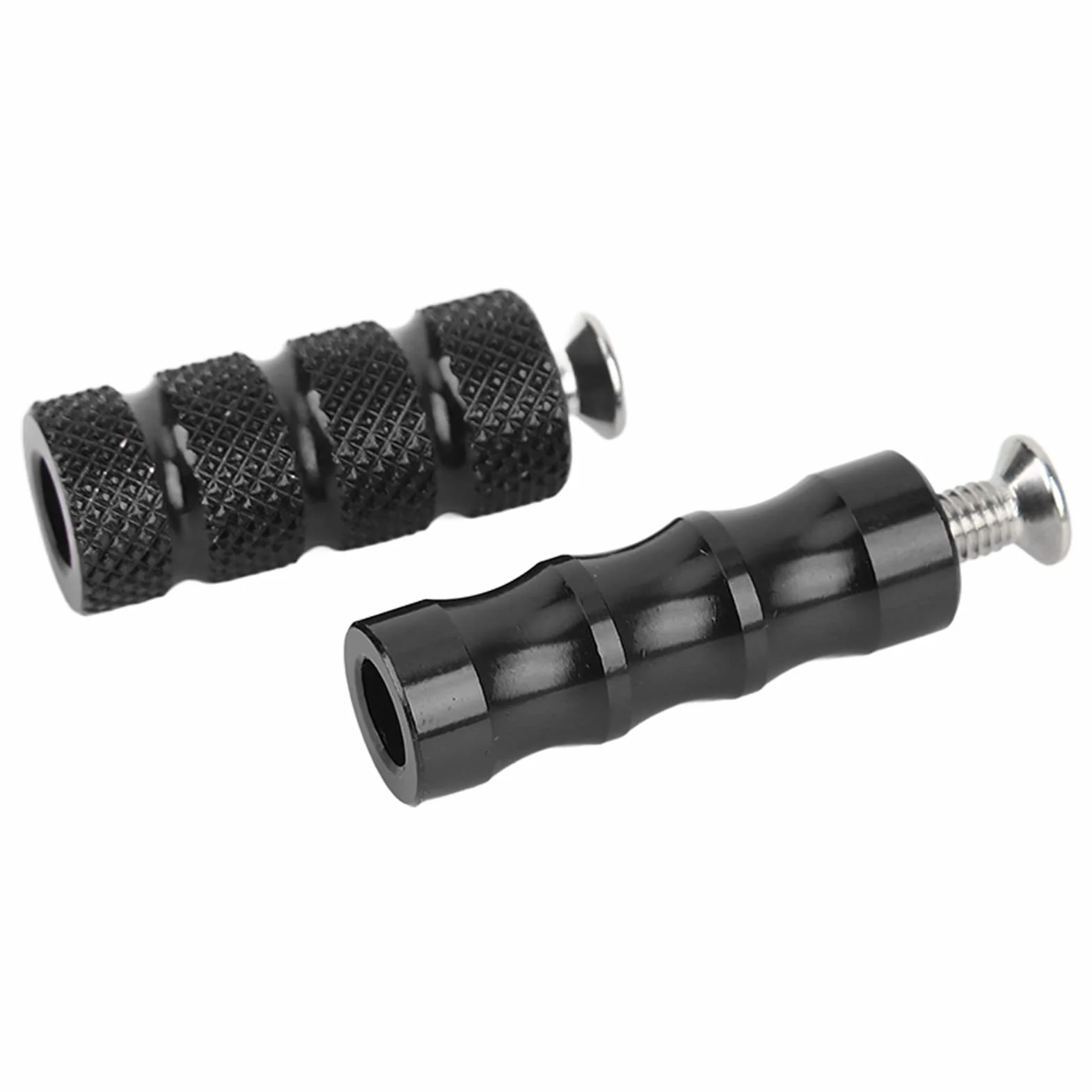 Motocykl Shifter Podnóżki Motocykl Hamulec Zmiany Biegów Podnóżek CNC Proces Poszycia Precyzyjne Dopasowanie do M6 6mm śruby Mocujące Motocykl (Czarny)