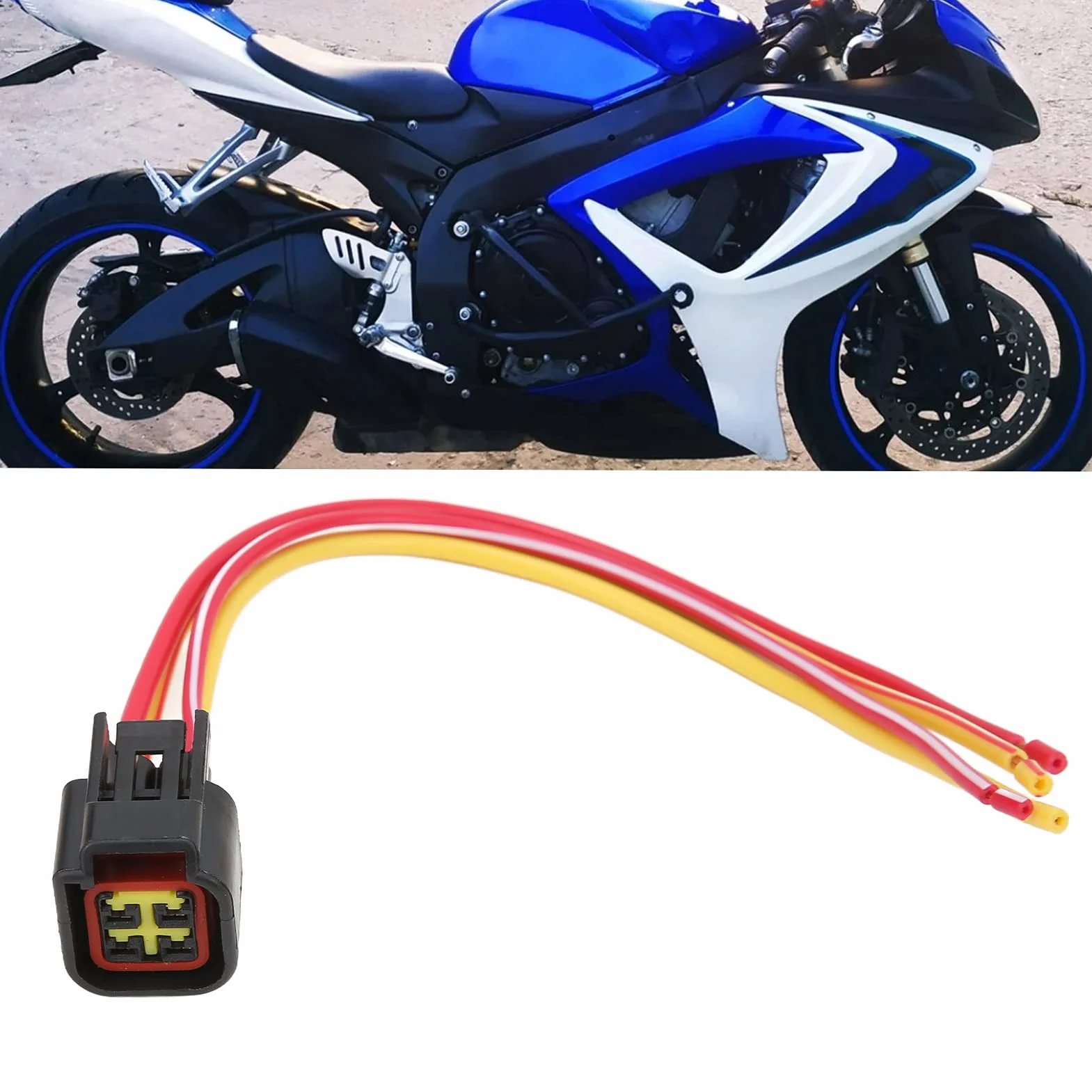 Wiązka przewodów elektromagnetycznych przekaźnika rozrusznika, trwałe złącze przekaźnika rozrusznika motocykla Praktyczne dla motocykla