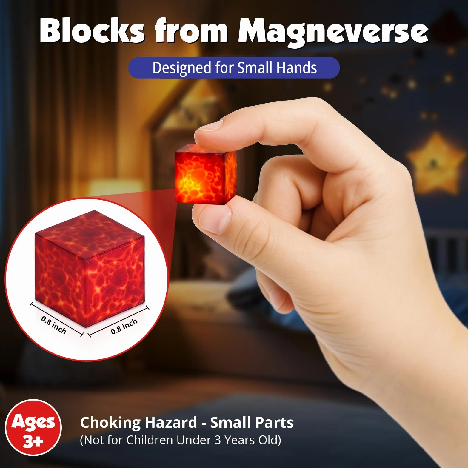 GraceDuck zestaw magnetycznych klocków, portal leśny, 200 części, lawa i portal, buduj magnetyczne bloki do gry, klocki magnetyczne, kreatywna zabawka Montessori od 3+ lat, magnetyczne bloki STEM