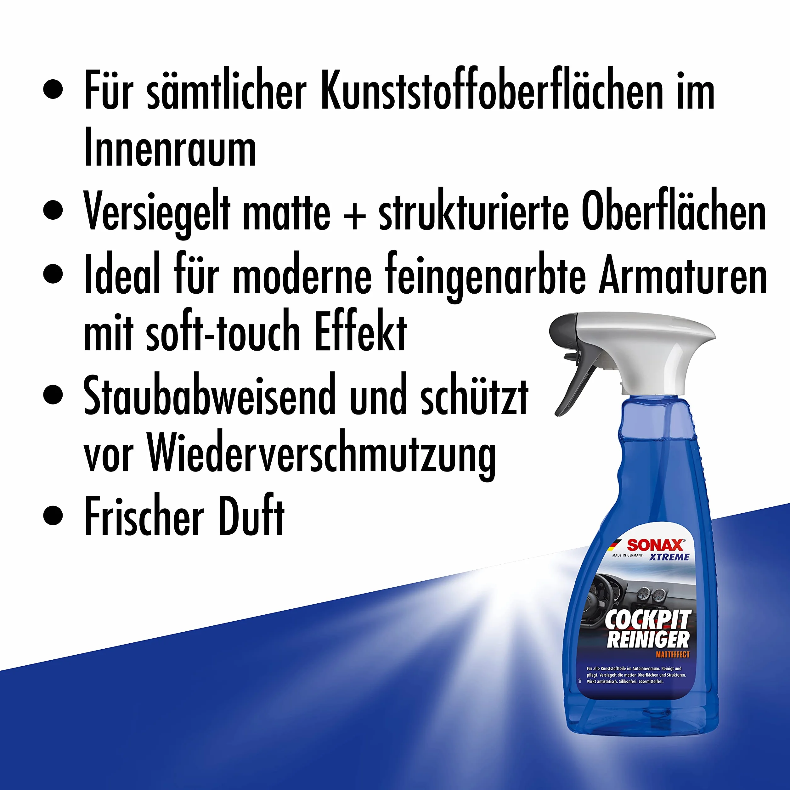 SONAX XTREME środek do czyszczenia kokpitu 500 ml efekt matowy