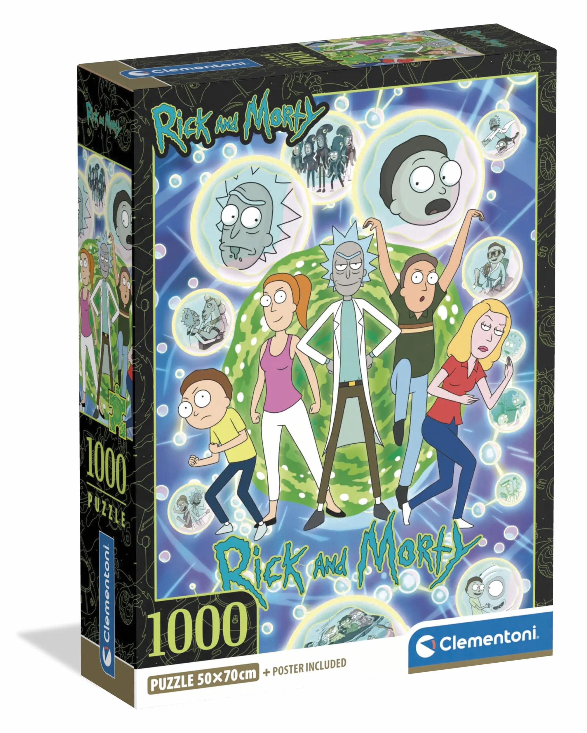 CLEMENTONI PZL 1000 RICK&MORTY COMPACT BOX - 37510