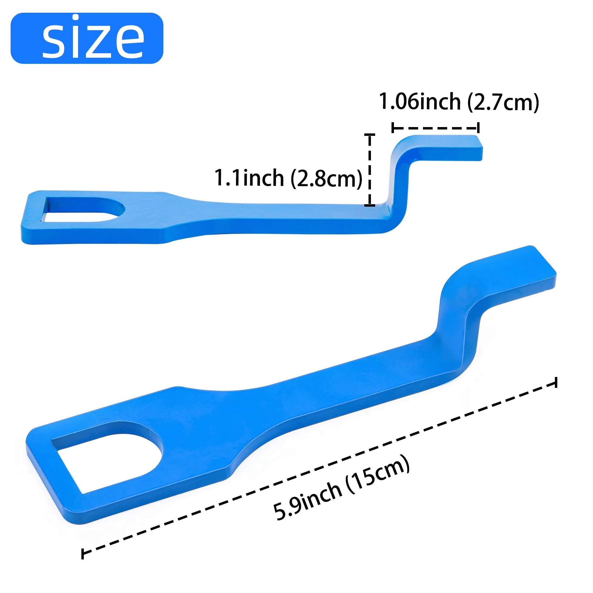 Stojak na tylną klapę samochodową 15 cm stal nierdzewna VW T5 T6 Bus