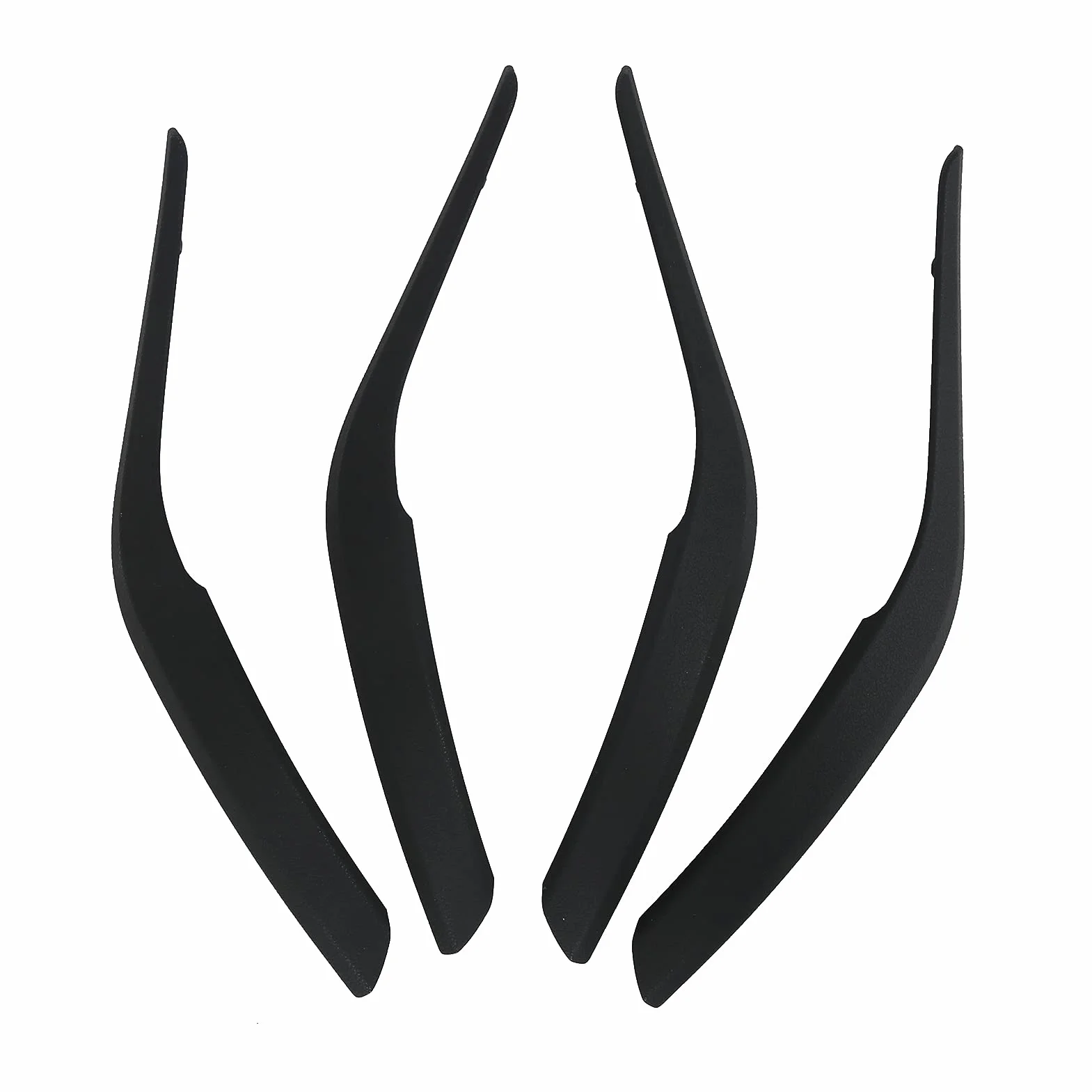 Wewnętrzny Uchwyt Podłokietnika Drzwi Tapicerka 4 Szt. Zamiennik X1 E84 2010-2016 Czarny Matowy