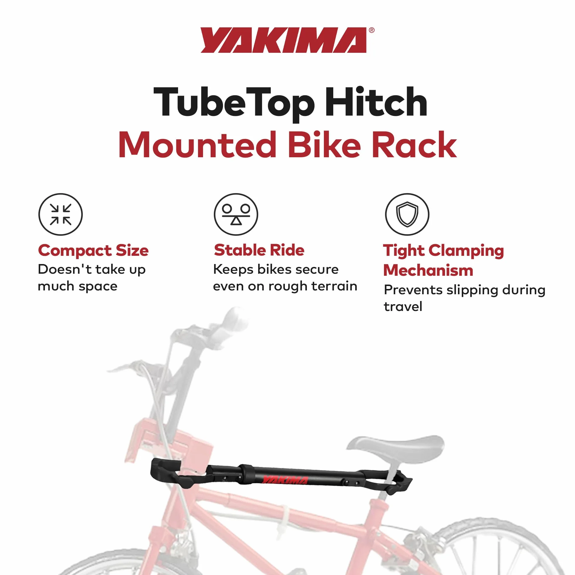 YAKIMA - Bagażnik rowerowy montowany na haku TubeTop