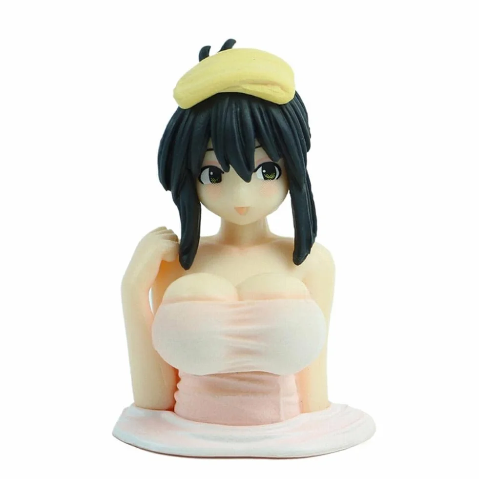 Sexy Anime Chest Shaking Car Dashboard Ornament Figurine