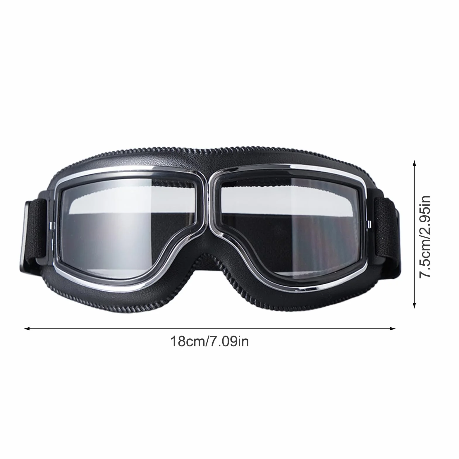 Okulary Motocyklowe dla Mężczyzn - Ochrona UV | Gogle ATV - Pyłoszczelne, wiatroszczelne dla mężczyzn i kobiet do jazdy motocyklem, terenowej, rowerowej