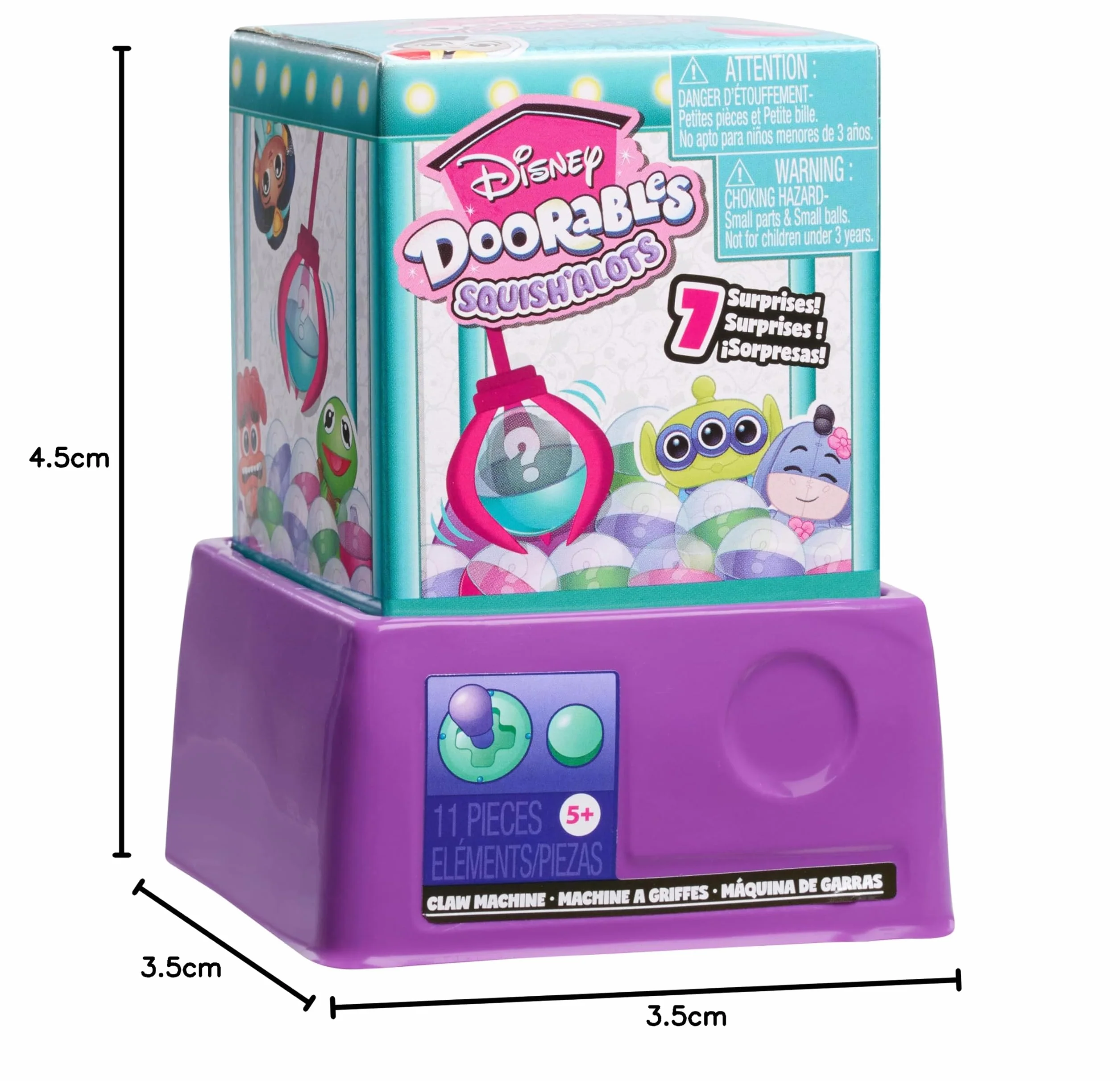 Disney Doorables Whatcha Gotcha Claw Machine, Collectible 0.65 Inch Toy, Boys and Girls Ages 5 and Up