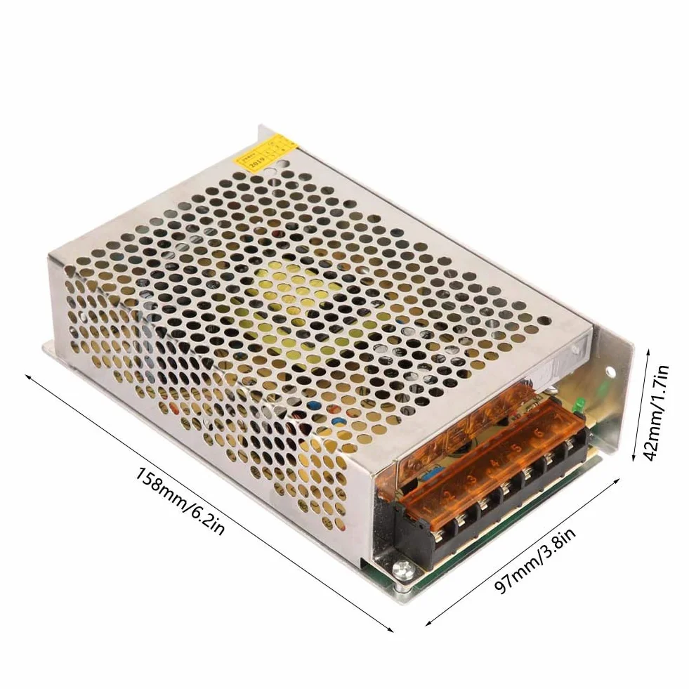 Zasilacz impulsowy 12 V DC, zasilacz 110 V-220 V AC na 12 V DC Zasilacz LED Switch Power Driver (12 V 10 A)