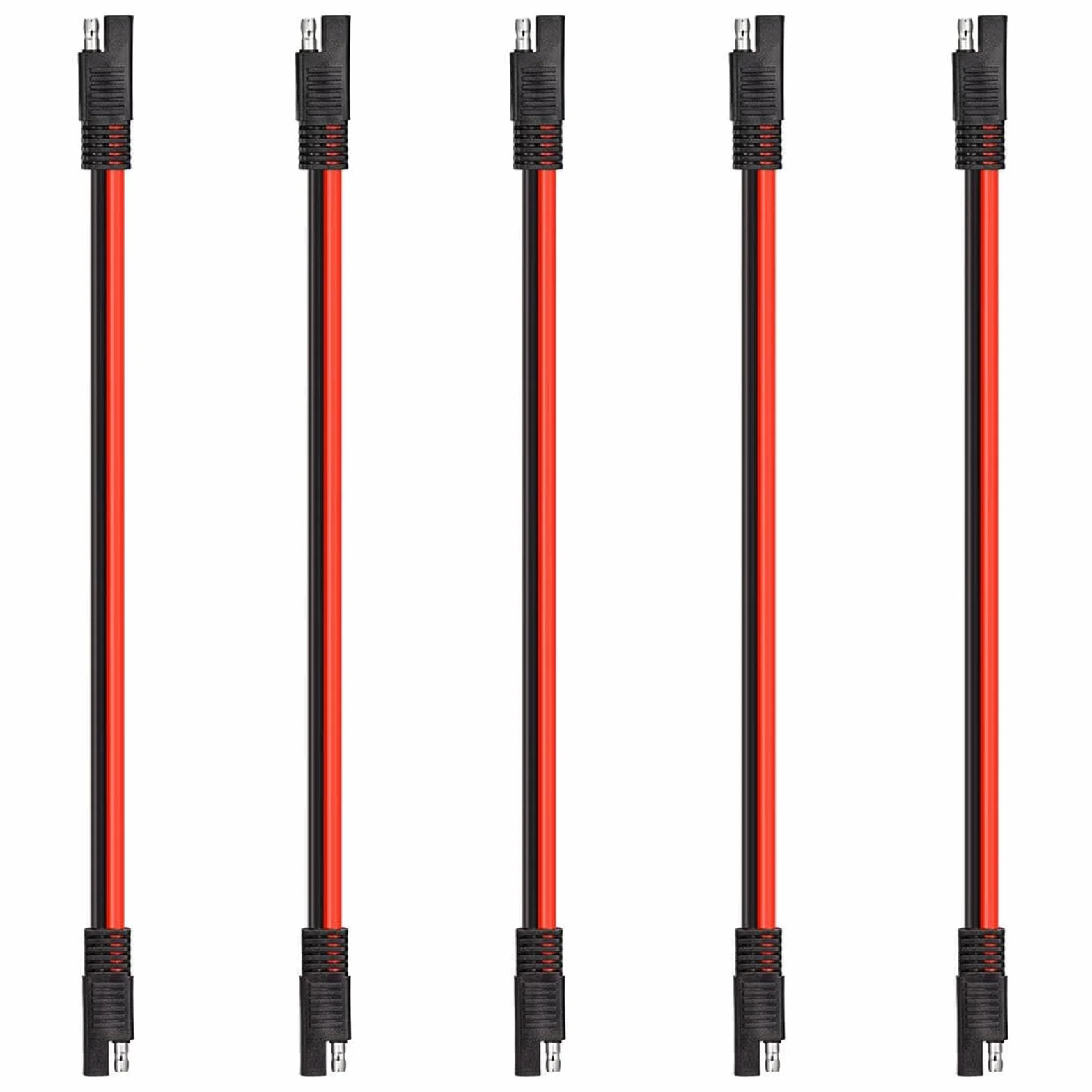 GTIWUNG Kabel przyłączeniowy SAE na SAE 10AWG 33 cm, 5 sztuk