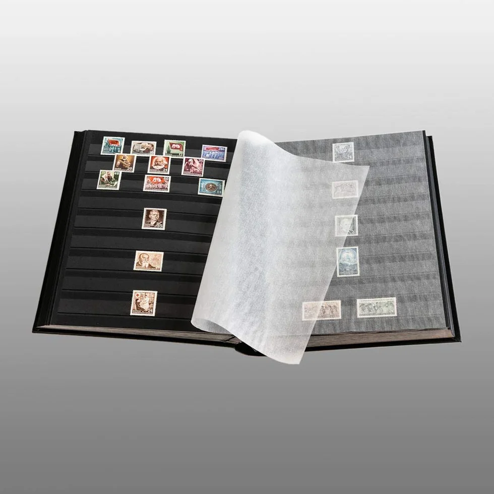 Prophila Collection Album kolekcjonerski z 60 czarnymi arkuszami uzupełniającymi Heritage Design II