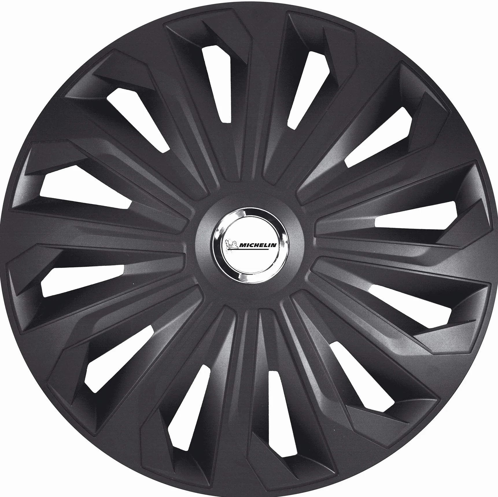 MICHELIN Fabienne uniwersalne kołpaki ozdobne 4 sztuki czarne ABS