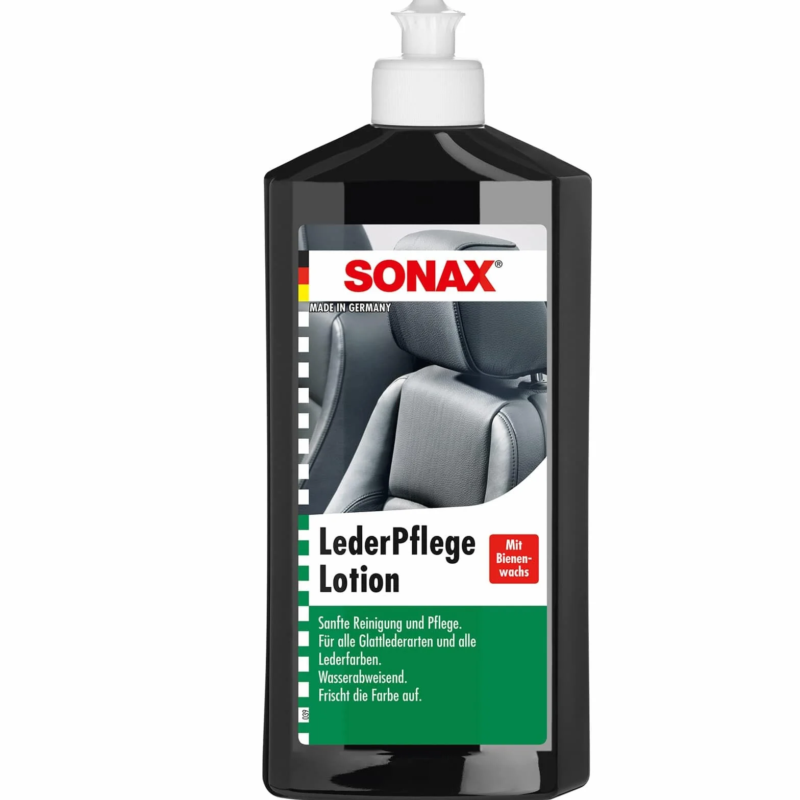 SONAX balsam do pielęgnacji skóry 500 ml hydrofobowy z woskiem pszczelim