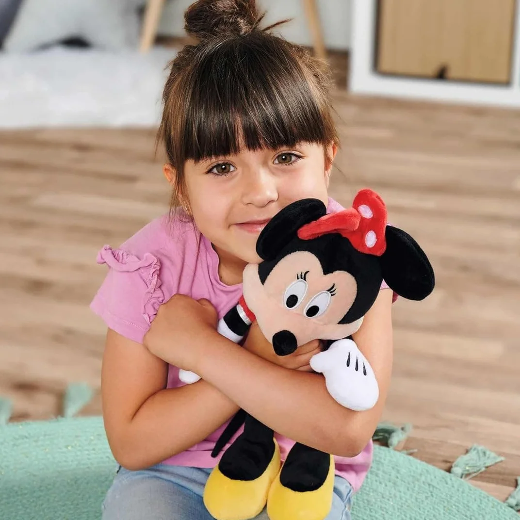 Disney - Minnie, 35 cm, czarny, czerwony, żółty, pluszowy, od 0 miesięcy