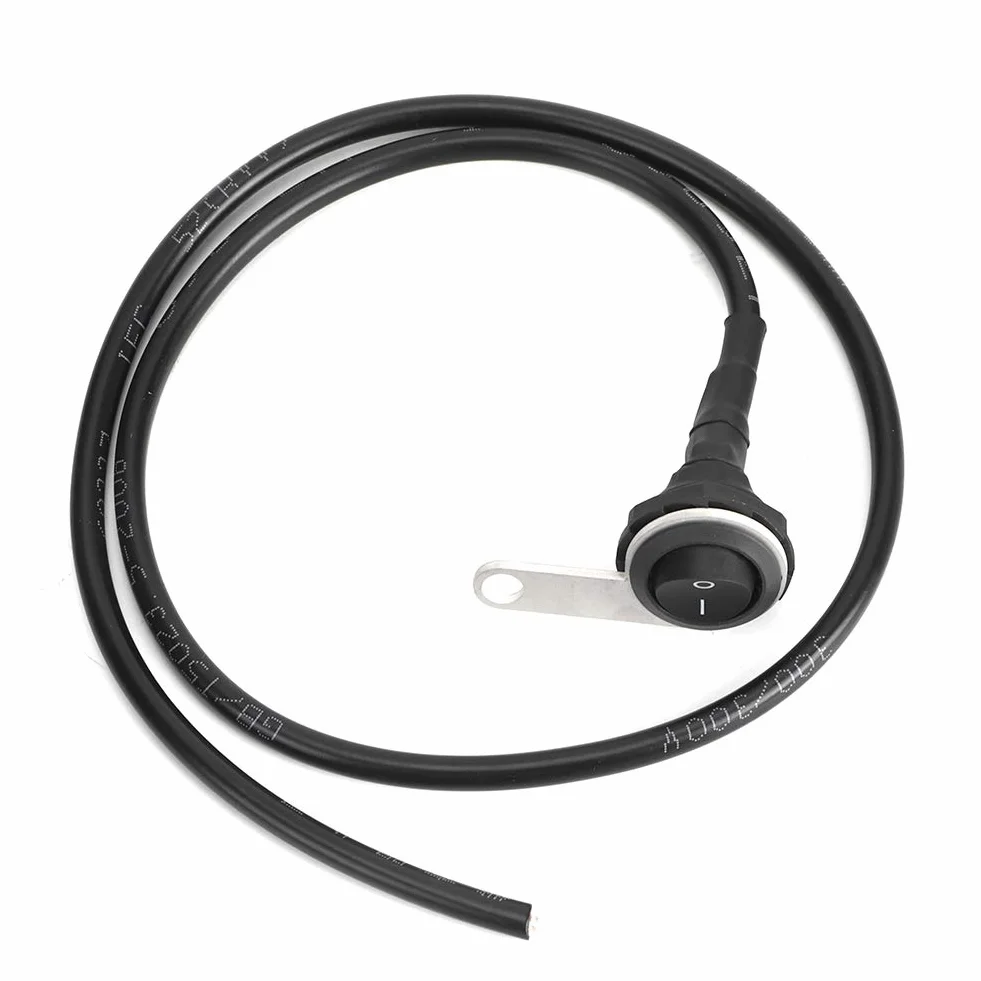 Przełącznik motocykla, Akozon 22 mm wodoodporny przycisk kierownicy/elektryczny przełącznik kołyskowy kierownica przełącznik światła