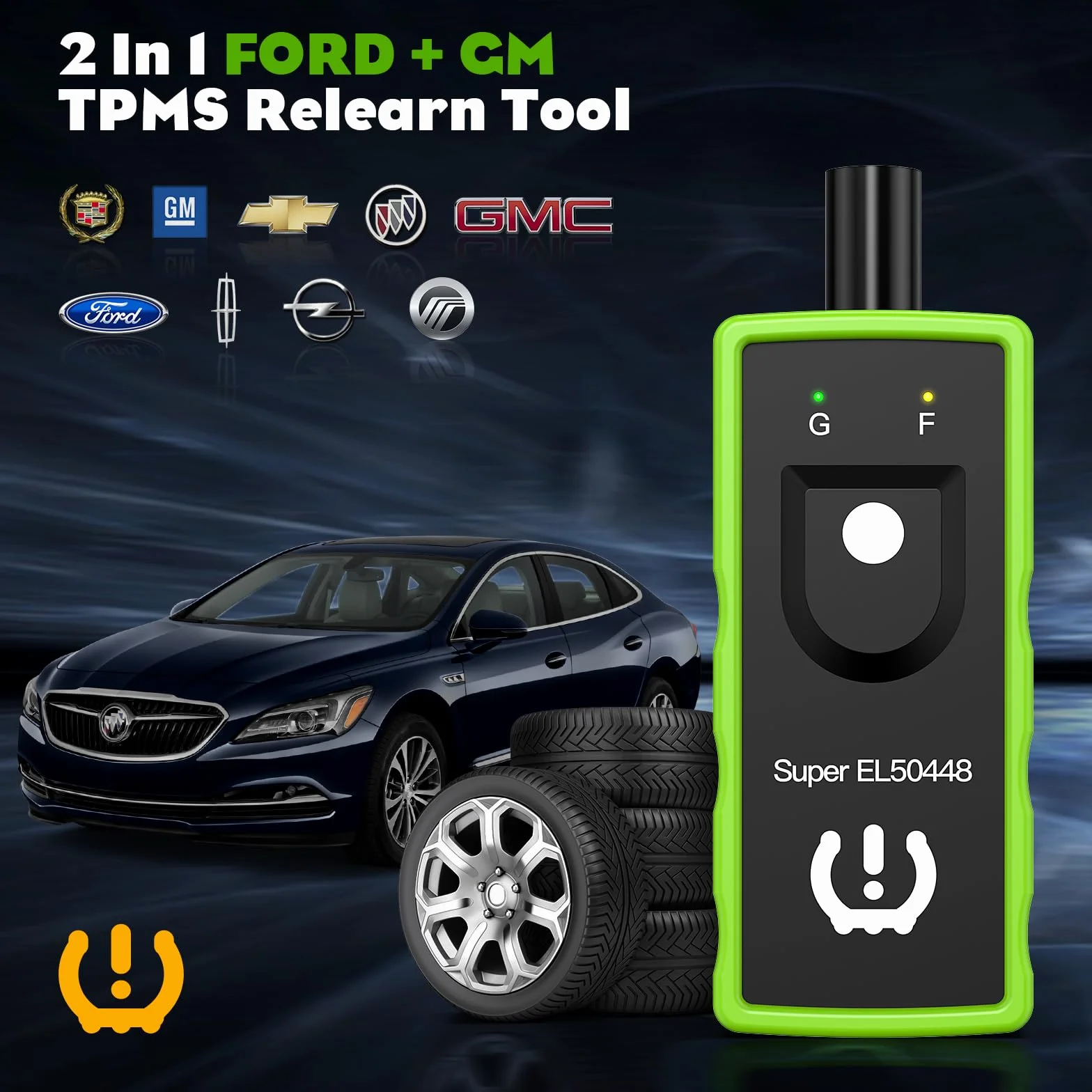 OBDResource RDKS Reset Tool EL50448 TPMS Czujnik Opon Relearn Narzędzie Aktywacyjne do Chevrolet Buick Cadillac Ford