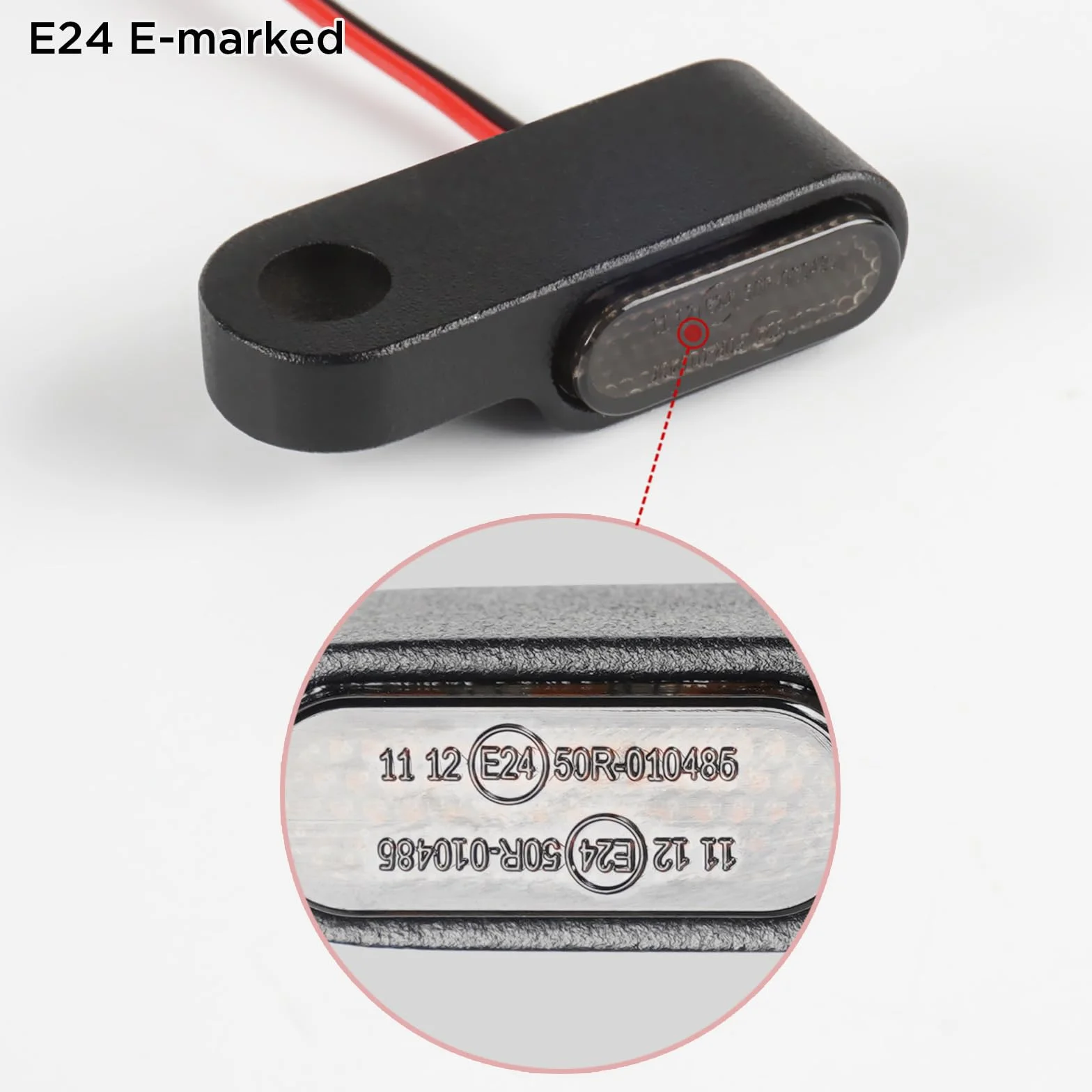 Evermotor Mini kierunkowskaz LED 12V IP67 E24 2 sztuki