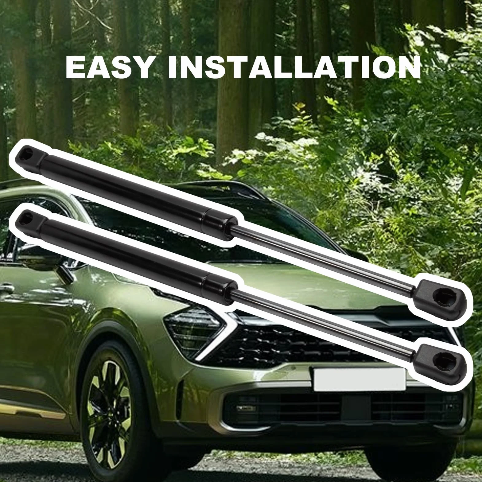 Drążek sprężynowy ze stali nierdzewnej do Sportage NQ5 2022 2023, 2 sztuki