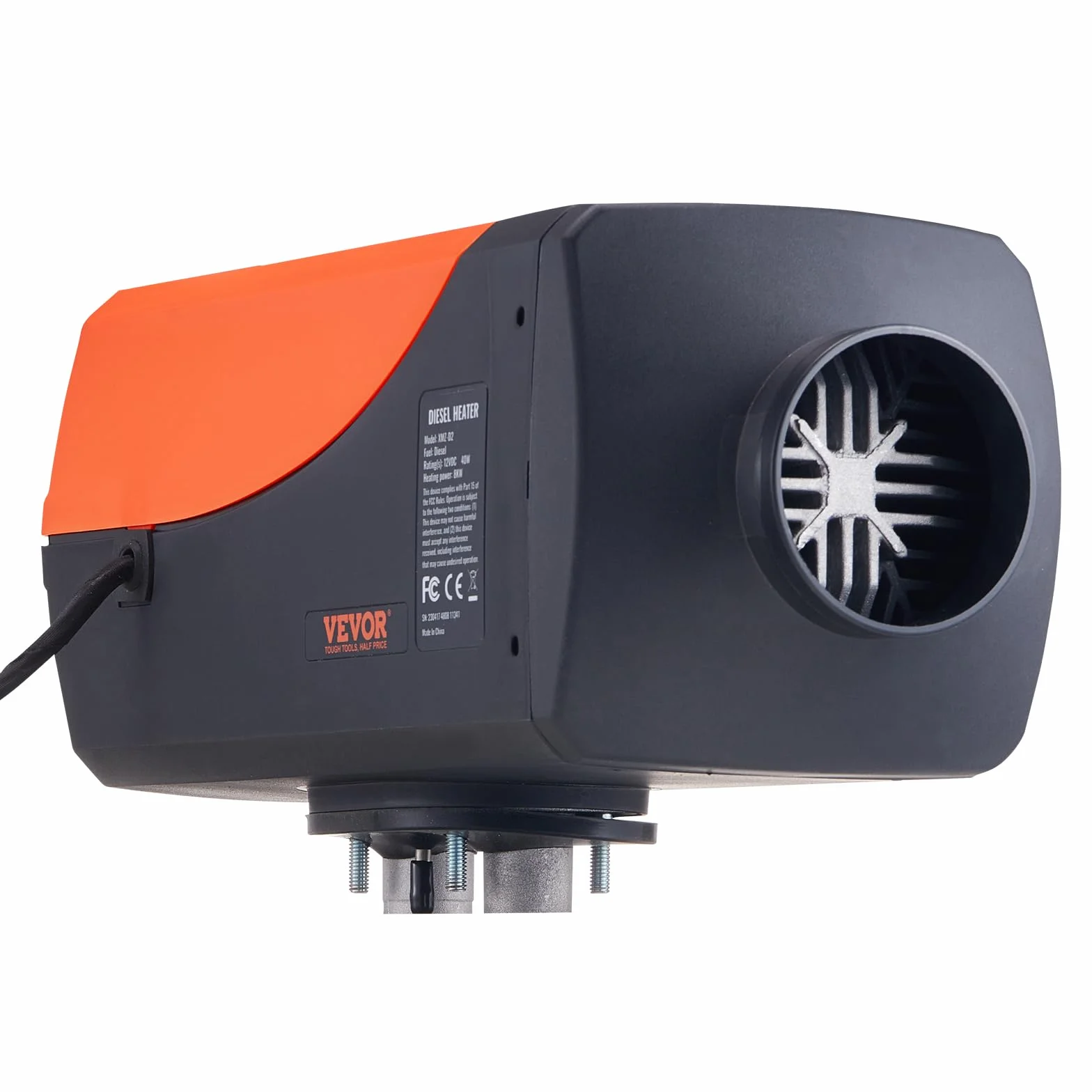 VEVOR Ogrzewanie postojowe na olej napędowy 8 kW 12/24 V z wyświetlaczem LCD i pilotem