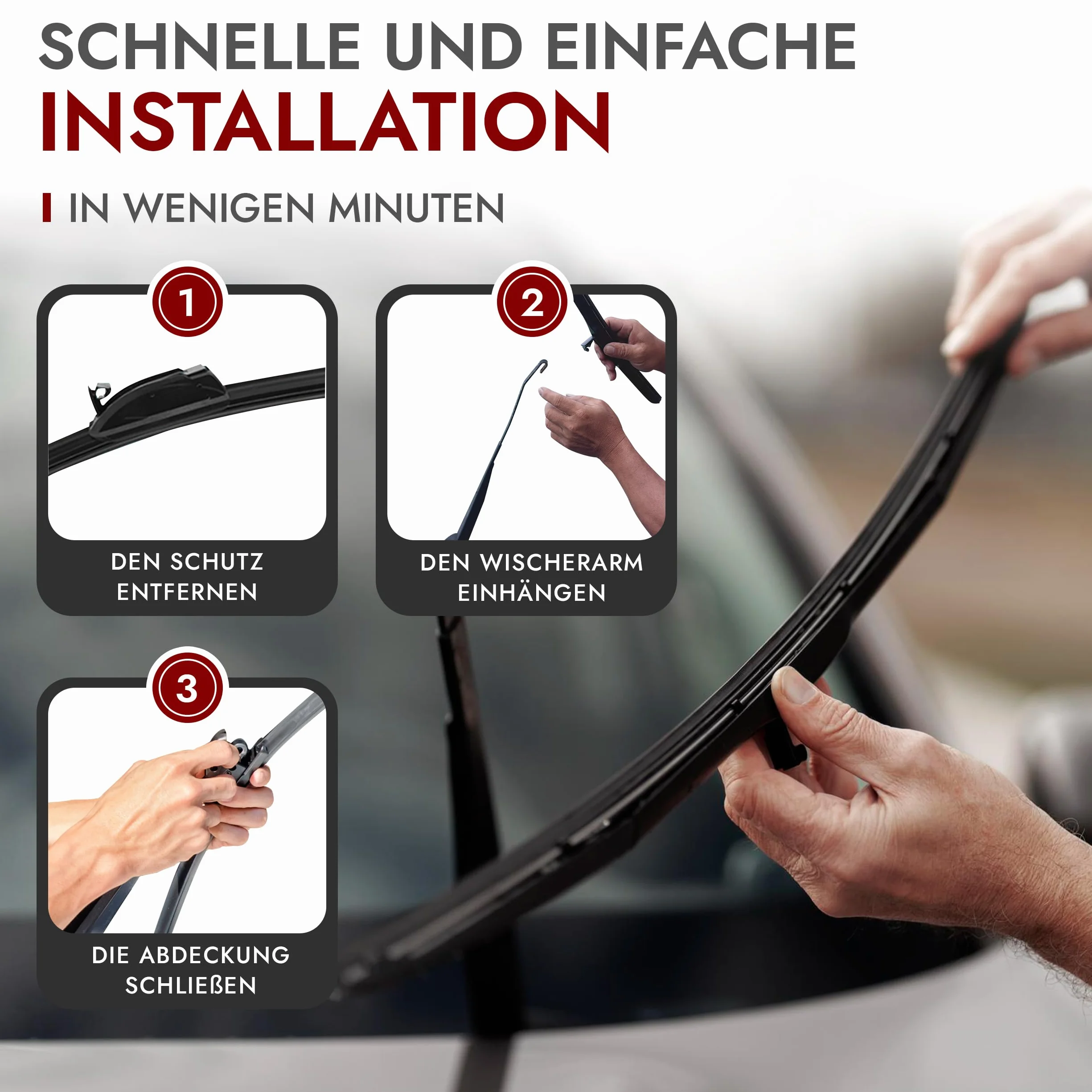 Recambo Wycieraczki przedniej kompatybilne z Renault Megane Kombi (Grandtour) | BJ 03|1999 - 08|200 (zestaw 2 sztuk: 550 mm / 500 mm)