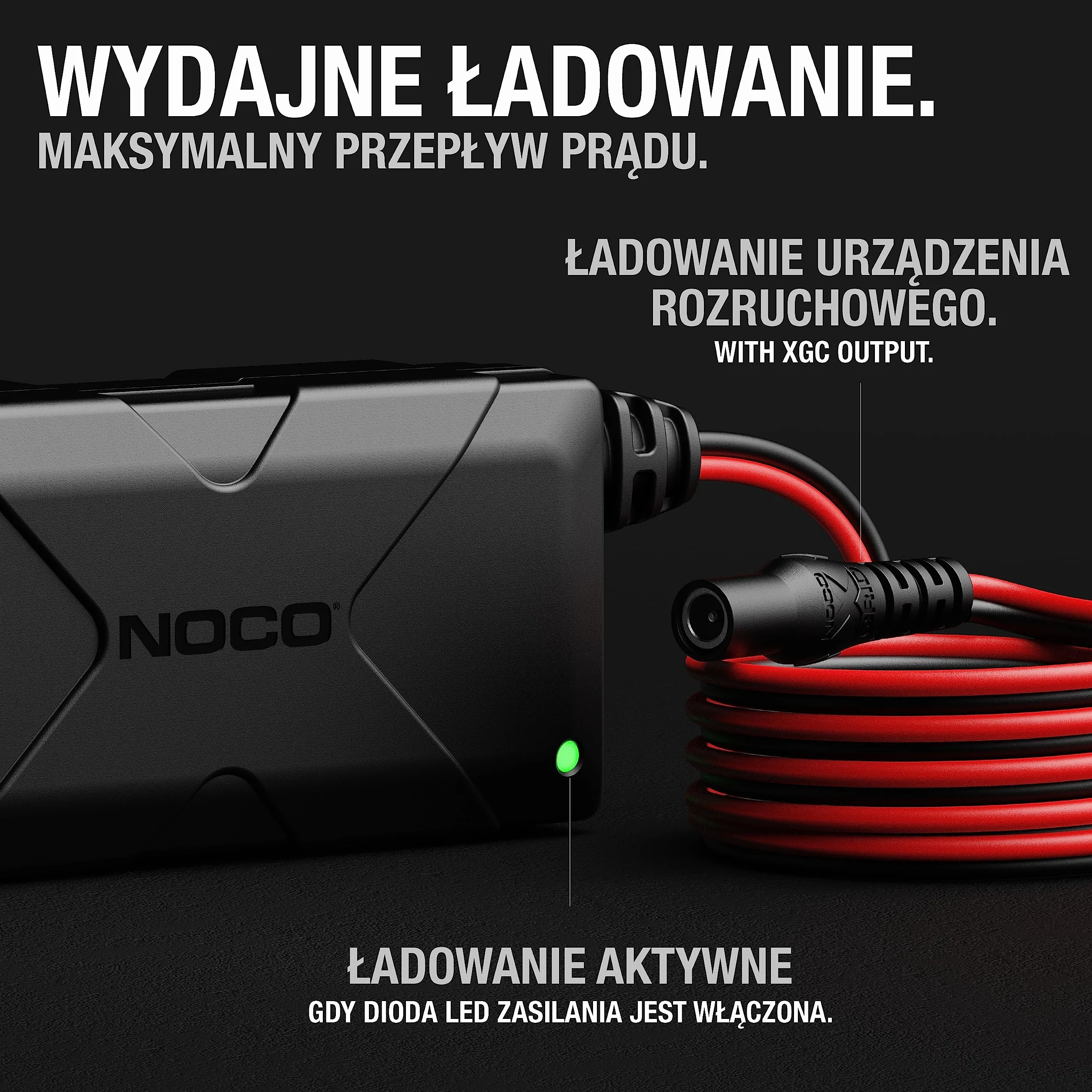 NOCO XGC4 56 W zasilacz do GB70 GB150 GB500 Boost UltraSafe litowy rozrusznik