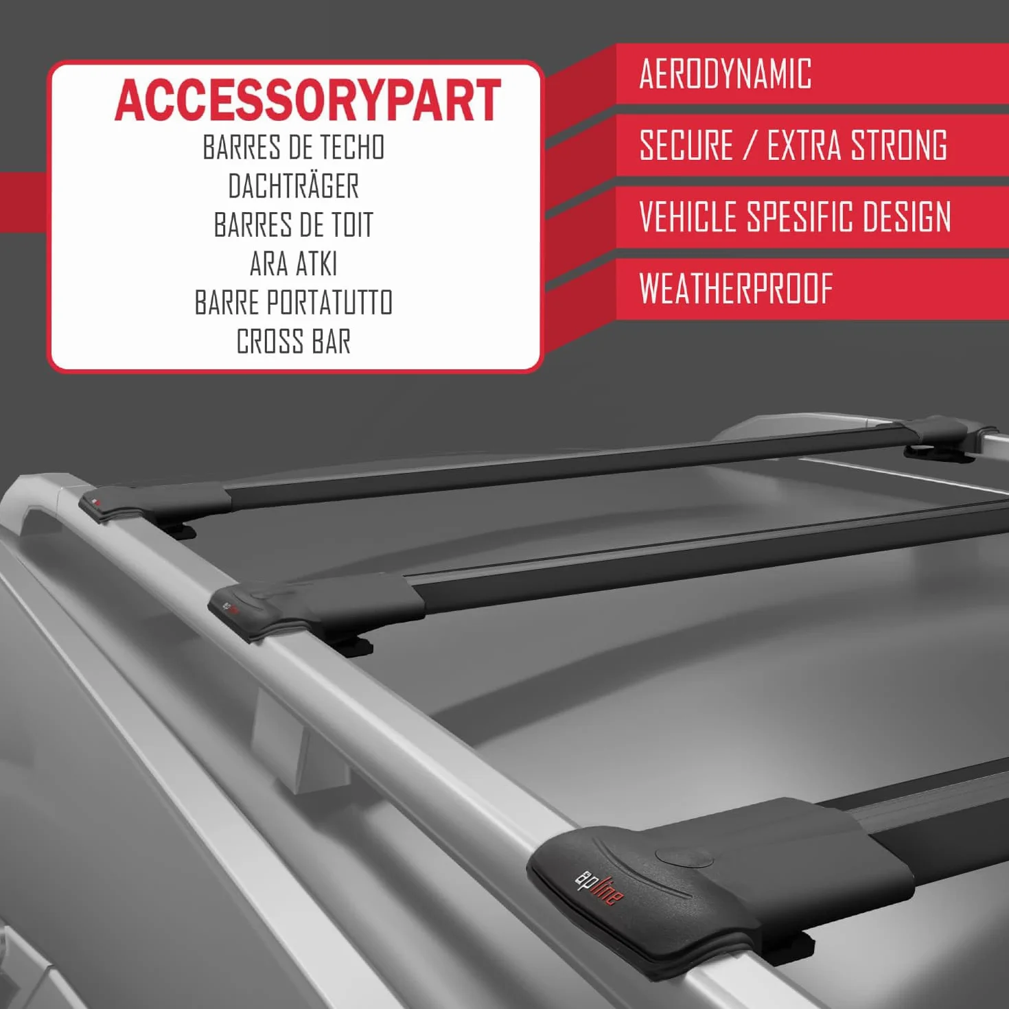 Kompatybilny z Suzuki Jimny (JB33/JB43) 1998-2018 FLY Model Aluminiowe poprzeczki dachowe Czarny 3 szt.