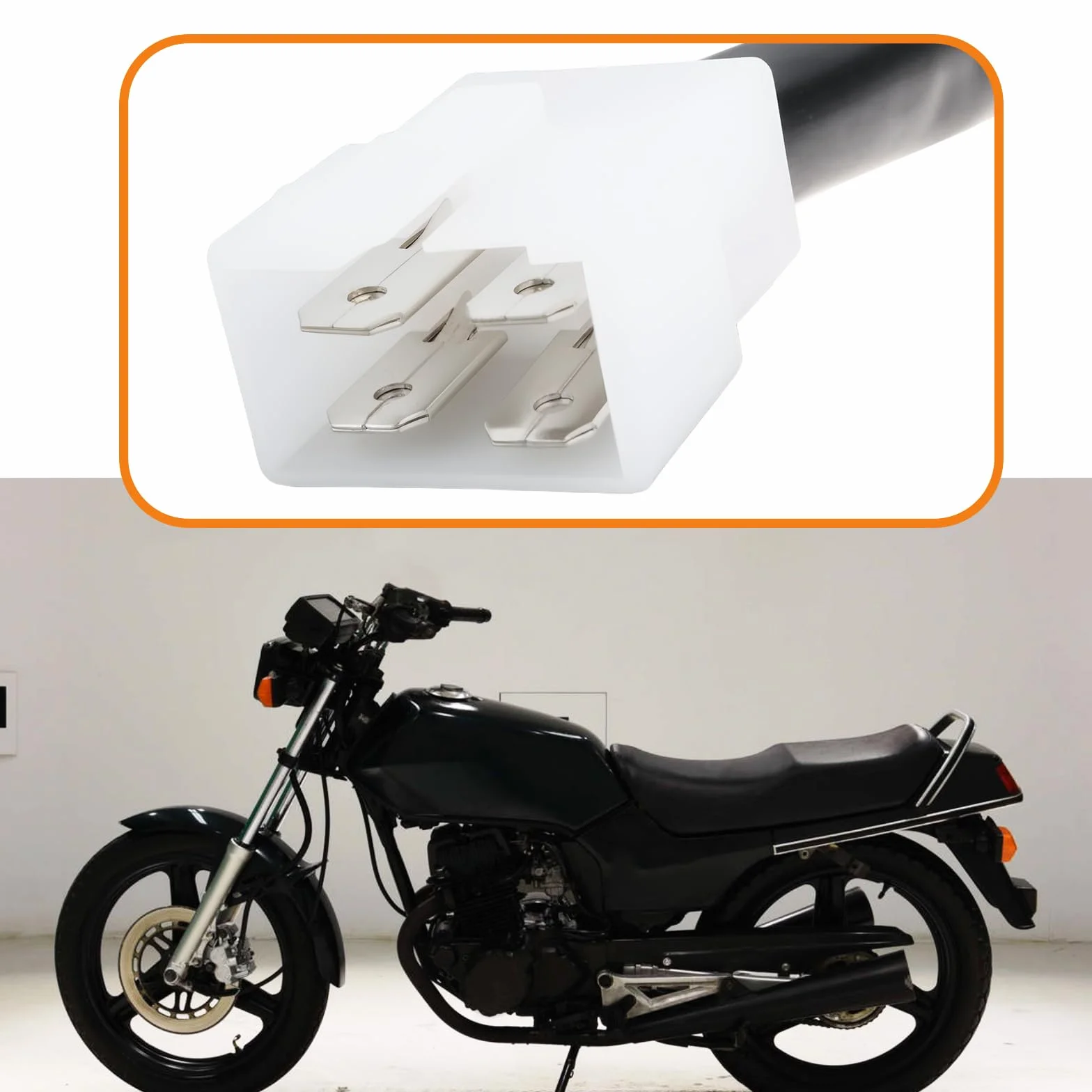 SG Store Regulator prostownika motocyklowego 4PIN 6 V 31700-102-701 31700-102-731Kompatybilny z Honda CB125 CB125S CL125 CT90 CL100 XL100 CB175 CL175 CL200