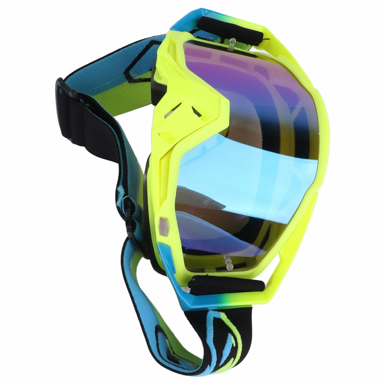 Gogle Motocyklowe Sportowe TPU do Motoru Terenowego - Skuteczna Ochrona Clear Vision, Ciasne Dopasowanie, Poszerz Horyzont - Gogle Jeździeckie dla Kobiet i Mężczyzn