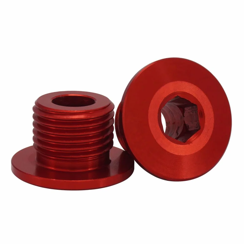Śruby do osi przedniego koła motocyklowego M16 x 1,5 P nakrętka zabezpieczająca oś Surron Sur-Ron Light Bee X/S/L1E X160/X260 czerwone