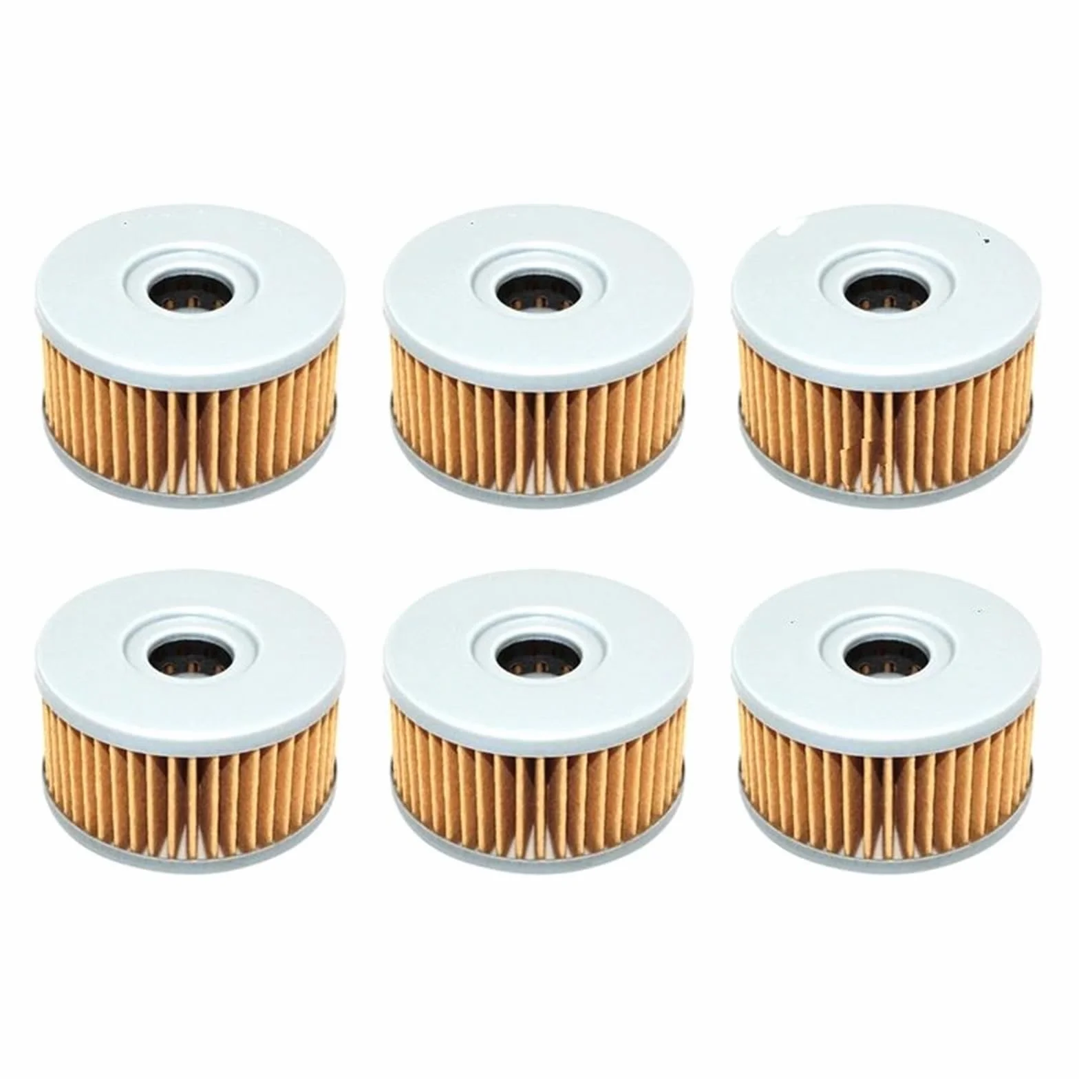 Motocyklowe Filtr Filtr oleju motocyklowego pasuje do SUZUKI DR250SE 250 SG350 350 Vl125lcINTRUDER 125 SP GN GZ TU Motocyklowe filtry oleju(6 pcs)