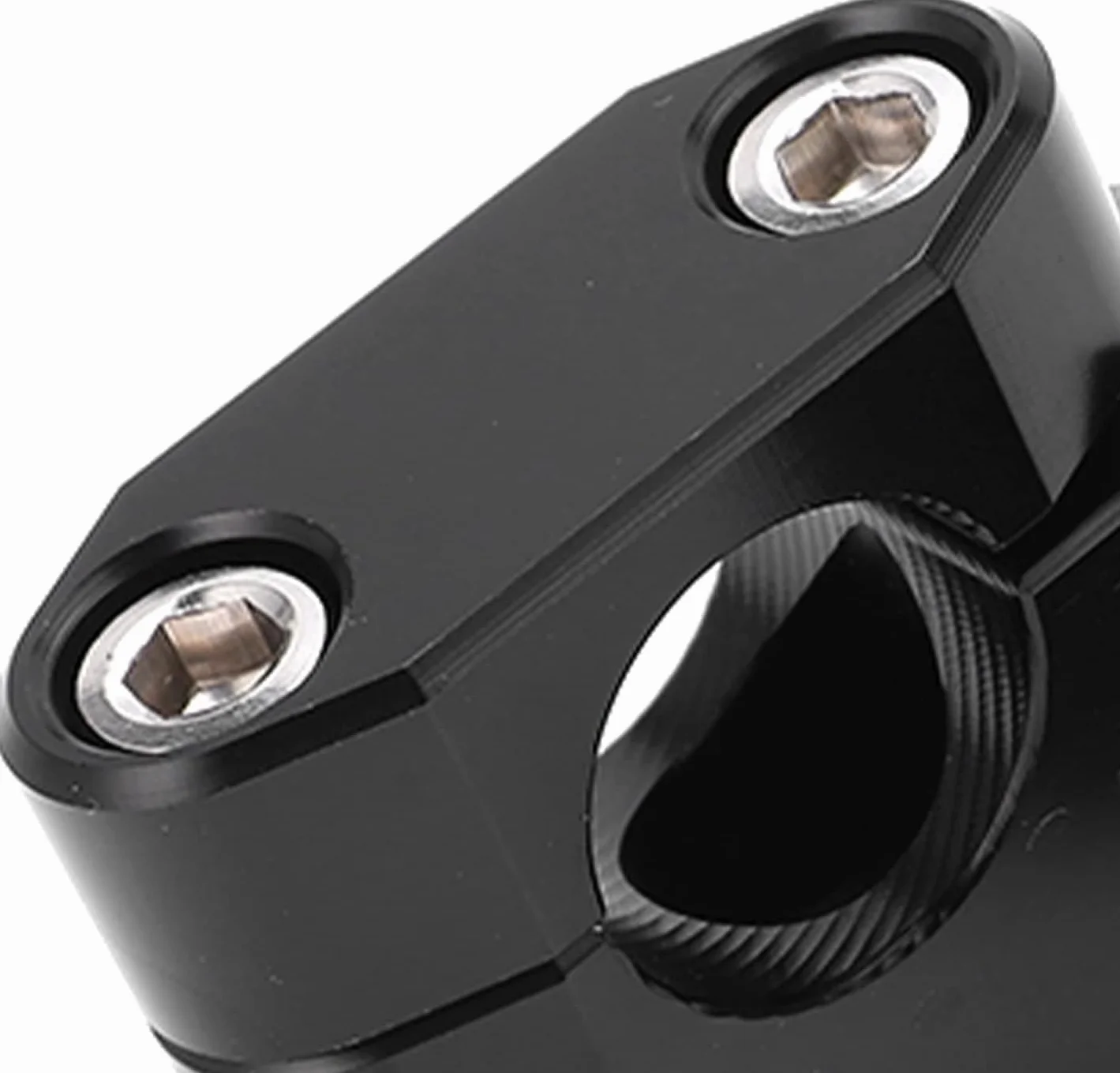 Aramox Adapter Wysokości Kierownicy 7/8 Cala CNC Uniwersalny Wspornik Kierownicy ze Stopu Aluminium Czarny