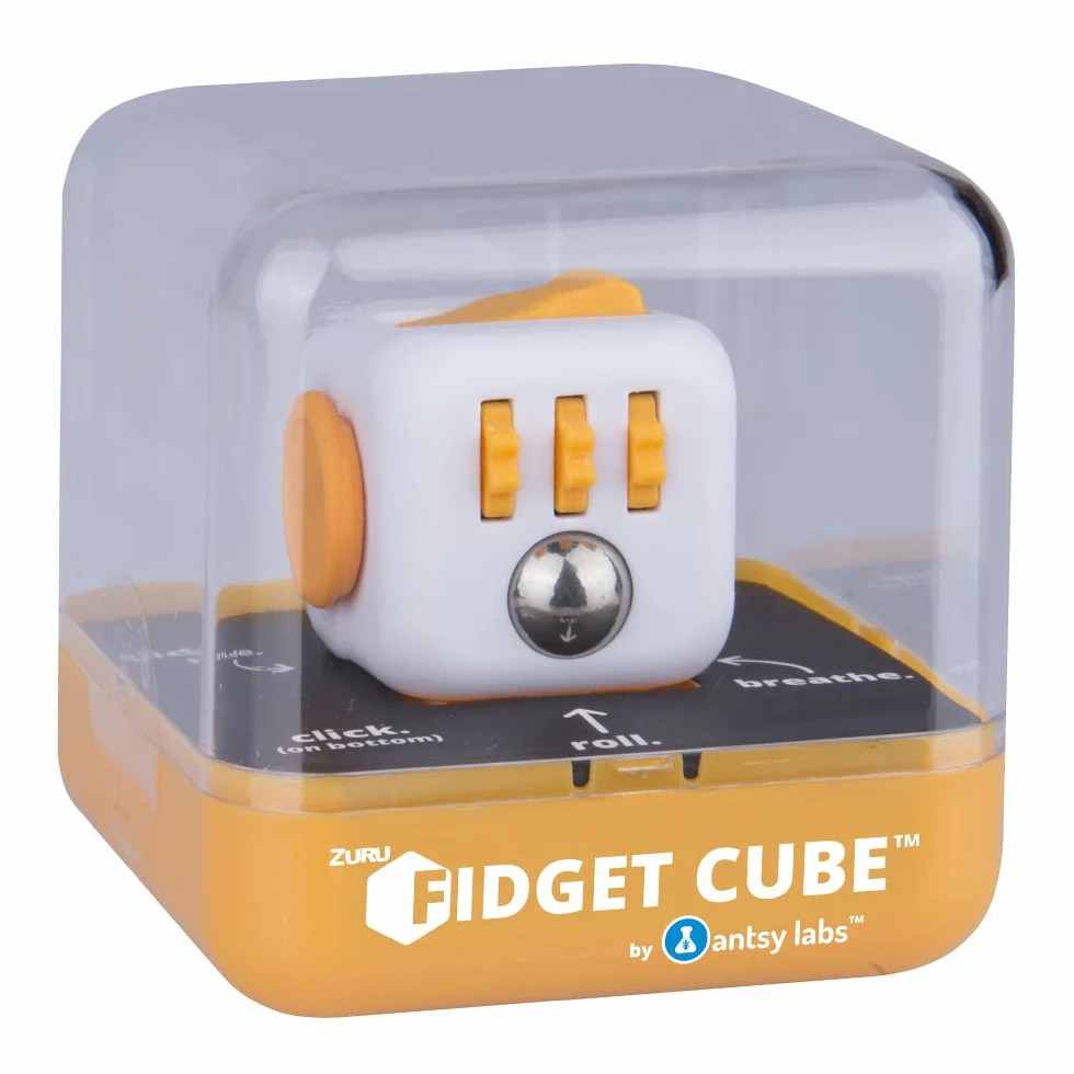 Zuru antsy labs Oryginalna kostka Fidget Cube, czerwona - narzędzie ostrości dla niespokojnych rąk, w wieku od 3 do 99 lat