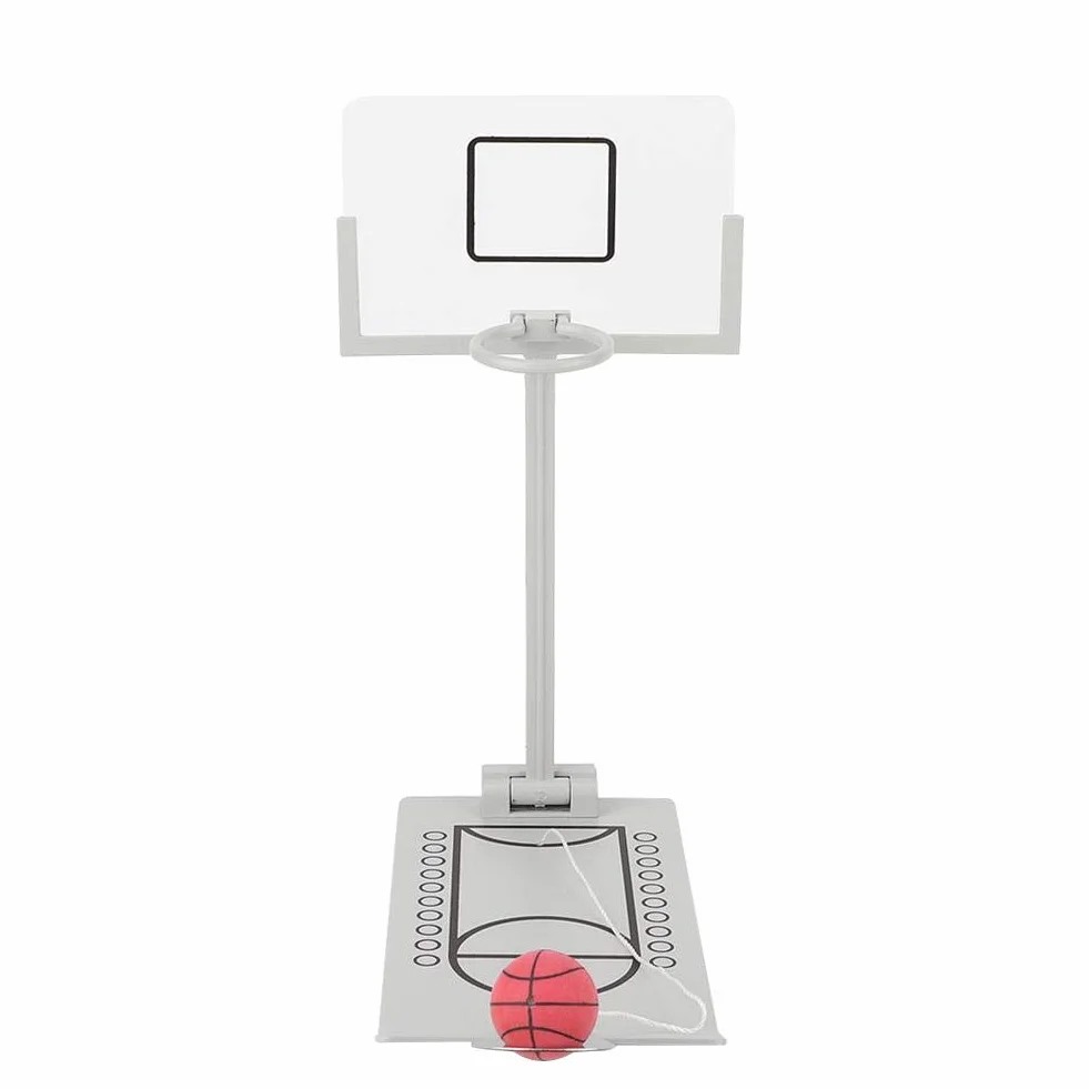 Basketballkorb Spielzeug Desktop Ornament Miniatur Basketball Dekoration lustige Finger Sport
