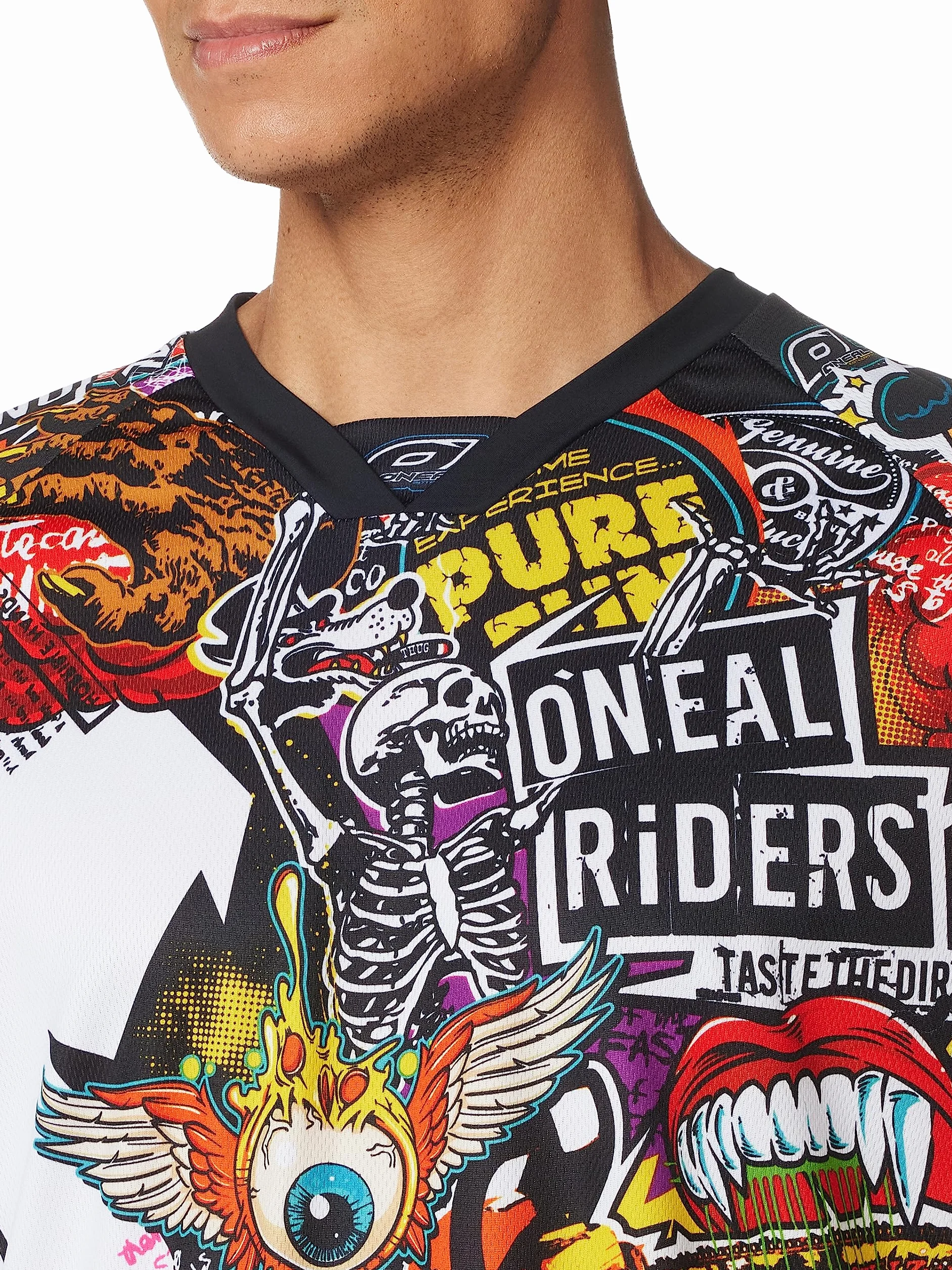 O'NEAL Mayhem Jersey Crank Koszulka motocrossowa z długim rękawem Black/Multi