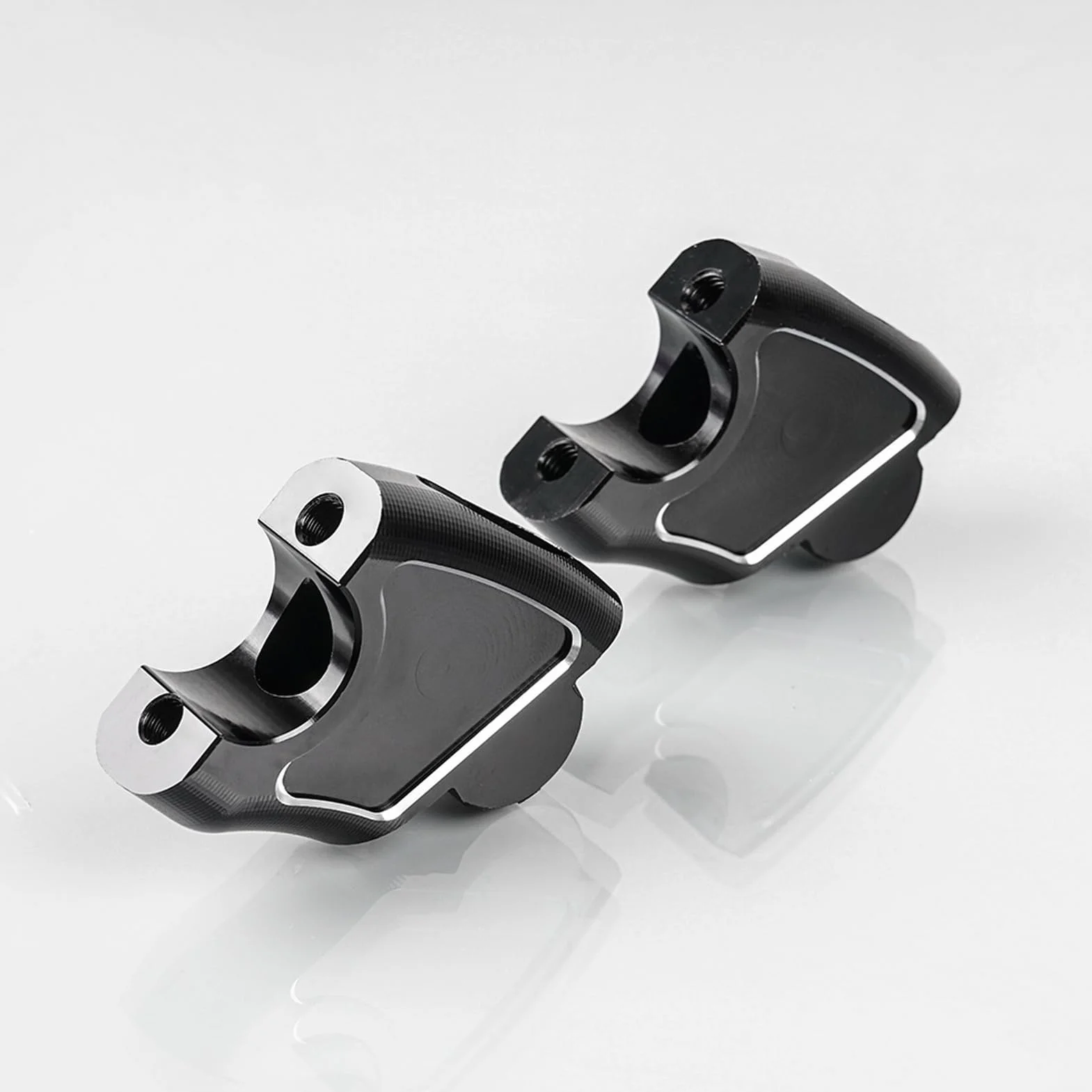 WOOGA Wzmocnienia kierownicy 45 mm Zestaw zaciskowy 25 mm do tyłu kompatybilny z Honda Rebel CMX 1100 CMX 500 CMX 300 CMX 250 2017-2024